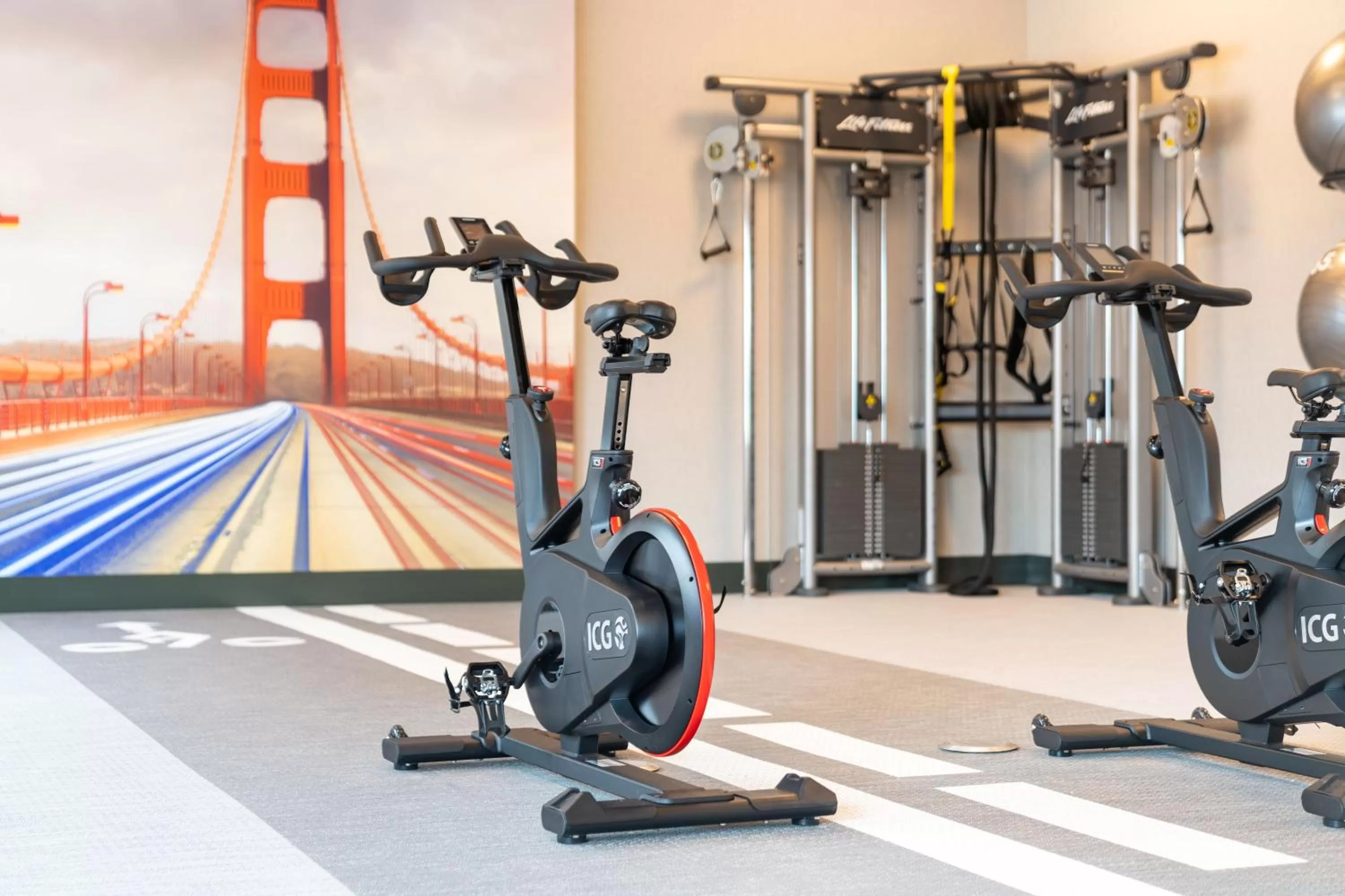 Fitness centre/facilities in Residence Inn by Marriott San Francisco Airport Millbrae Station