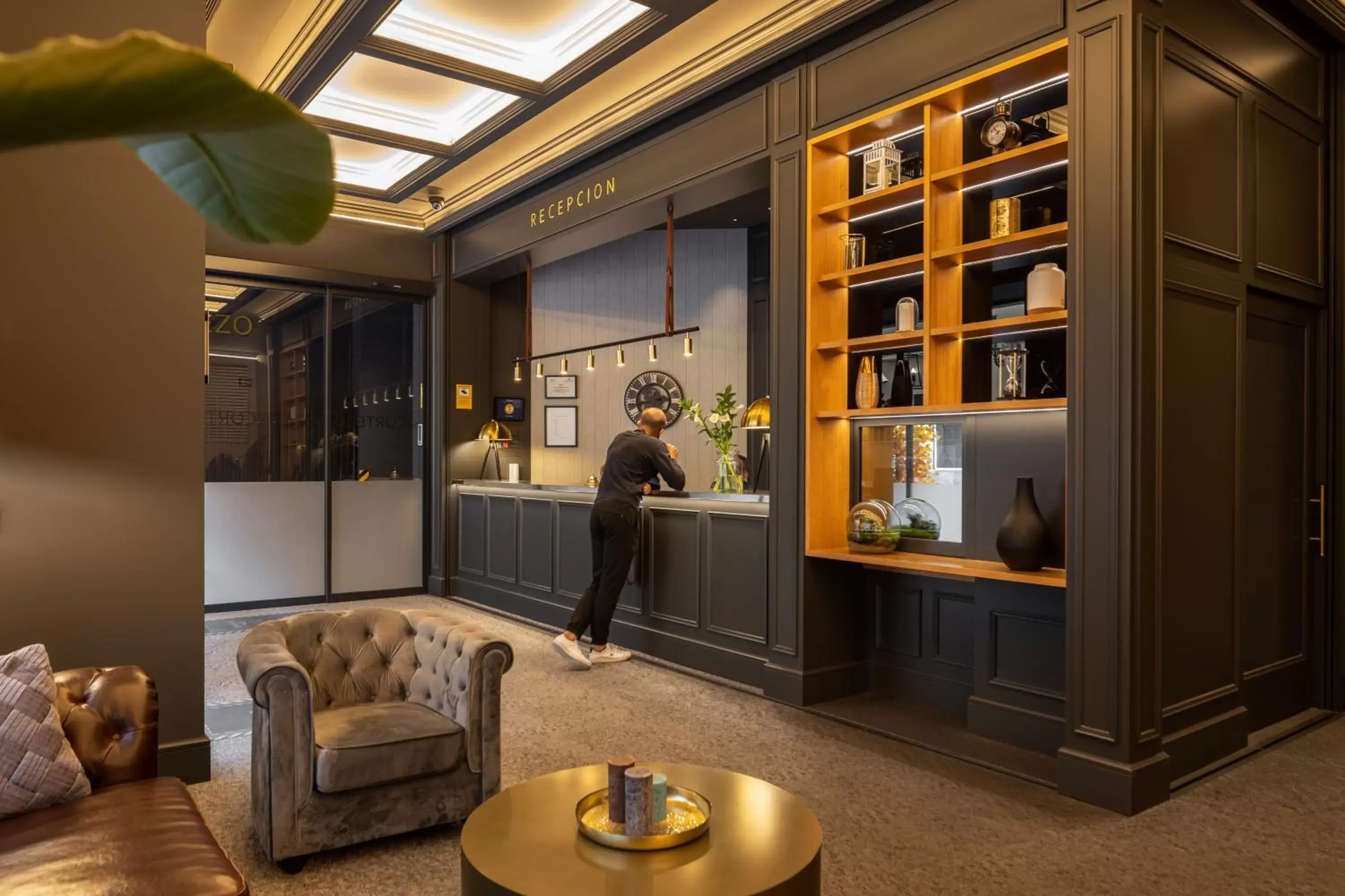 Lobby or reception in Hotel Cortezo Lobby or reception in Hotel Cortezo