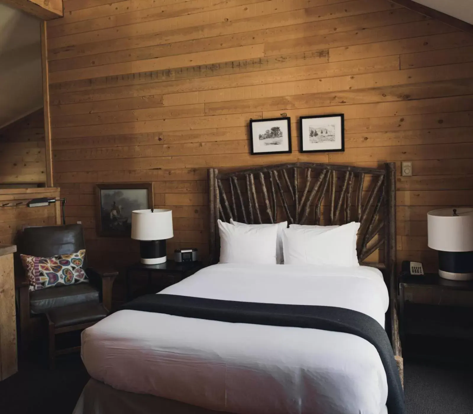 Bed in Sundance Mountain Resort