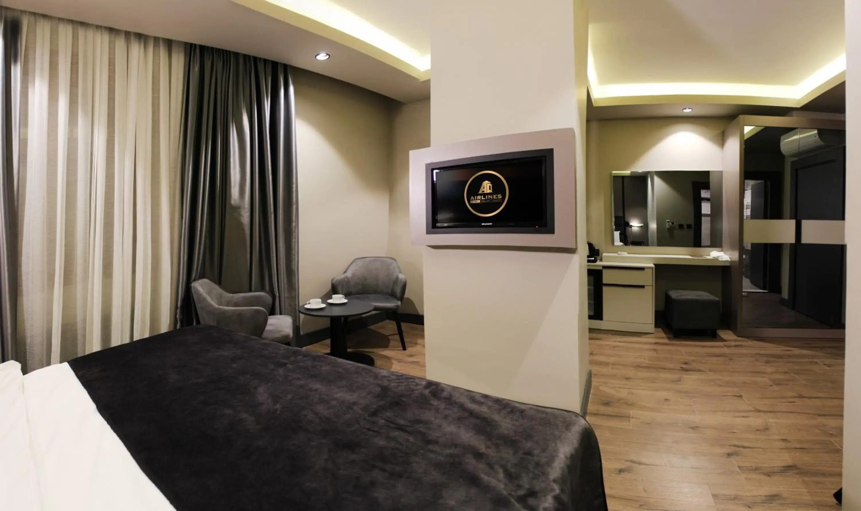 TV and multimedia, Seating Area in FRT AİRLİNES OTEL