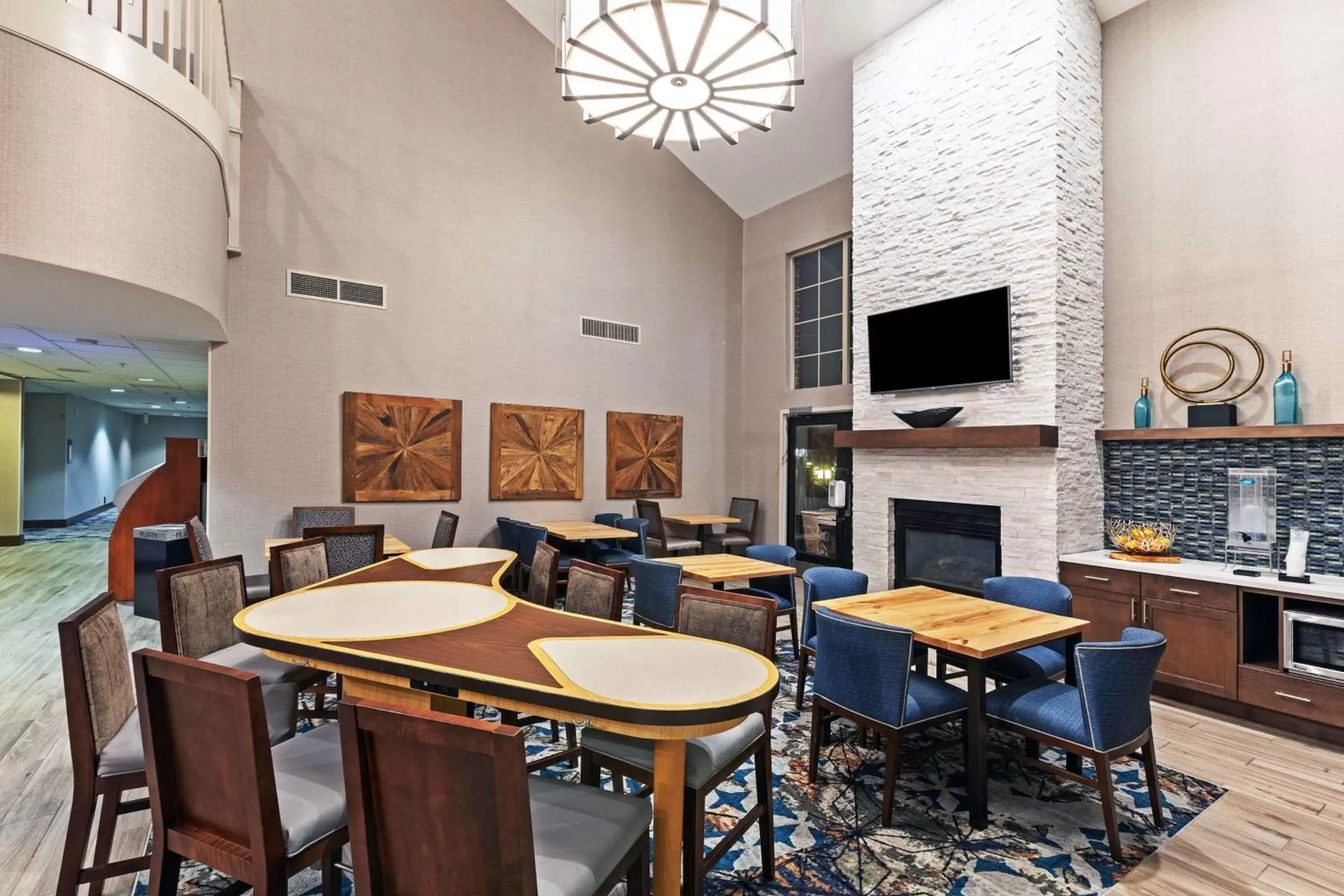 Lobby or reception, Restaurant/Places to Eat in Homewood Suites by Hilton Greensboro