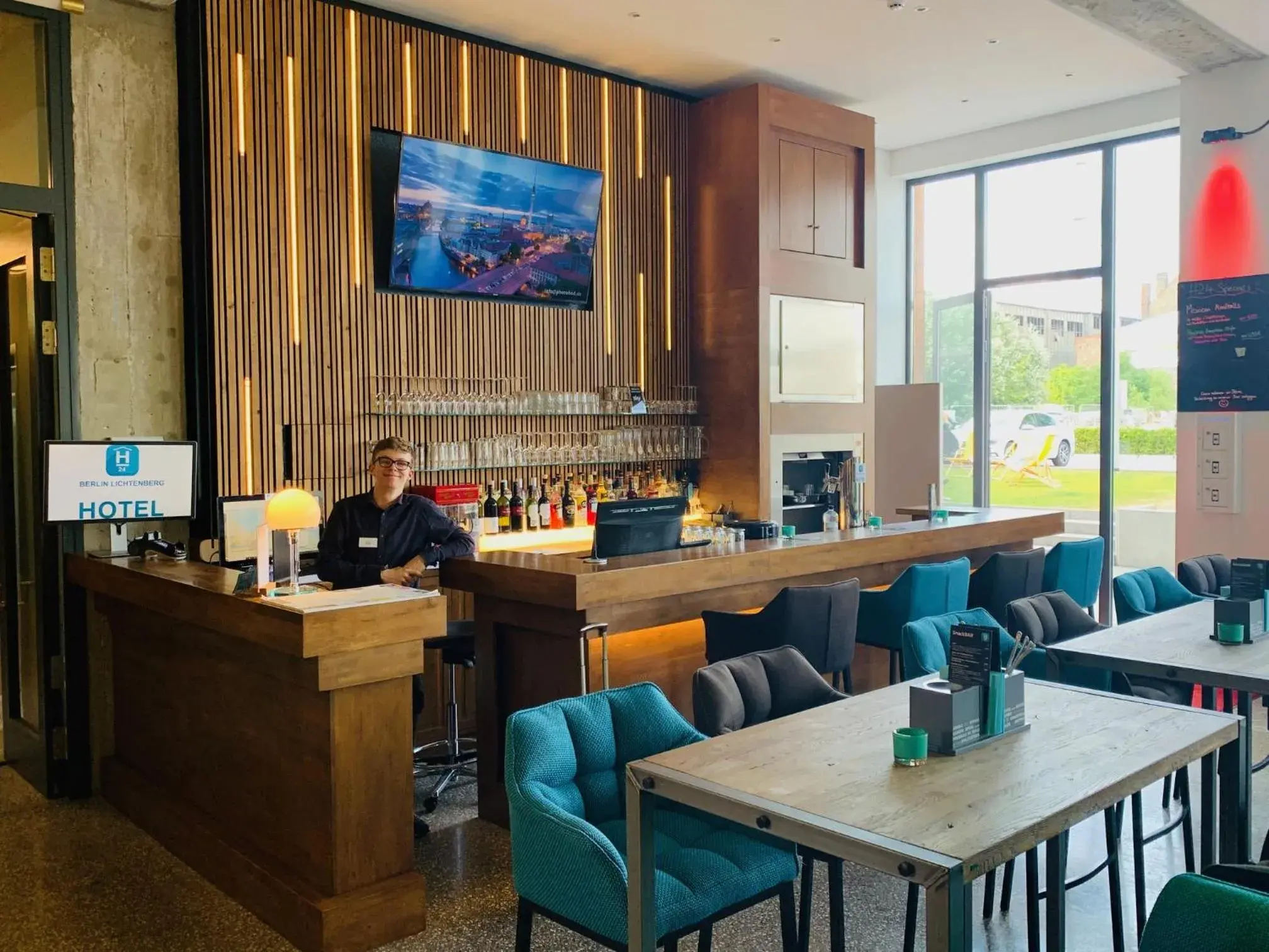 Lobby or reception in H24 Berlin Lichtenberg Lobby or reception in H24 Berlin Lichtenberg