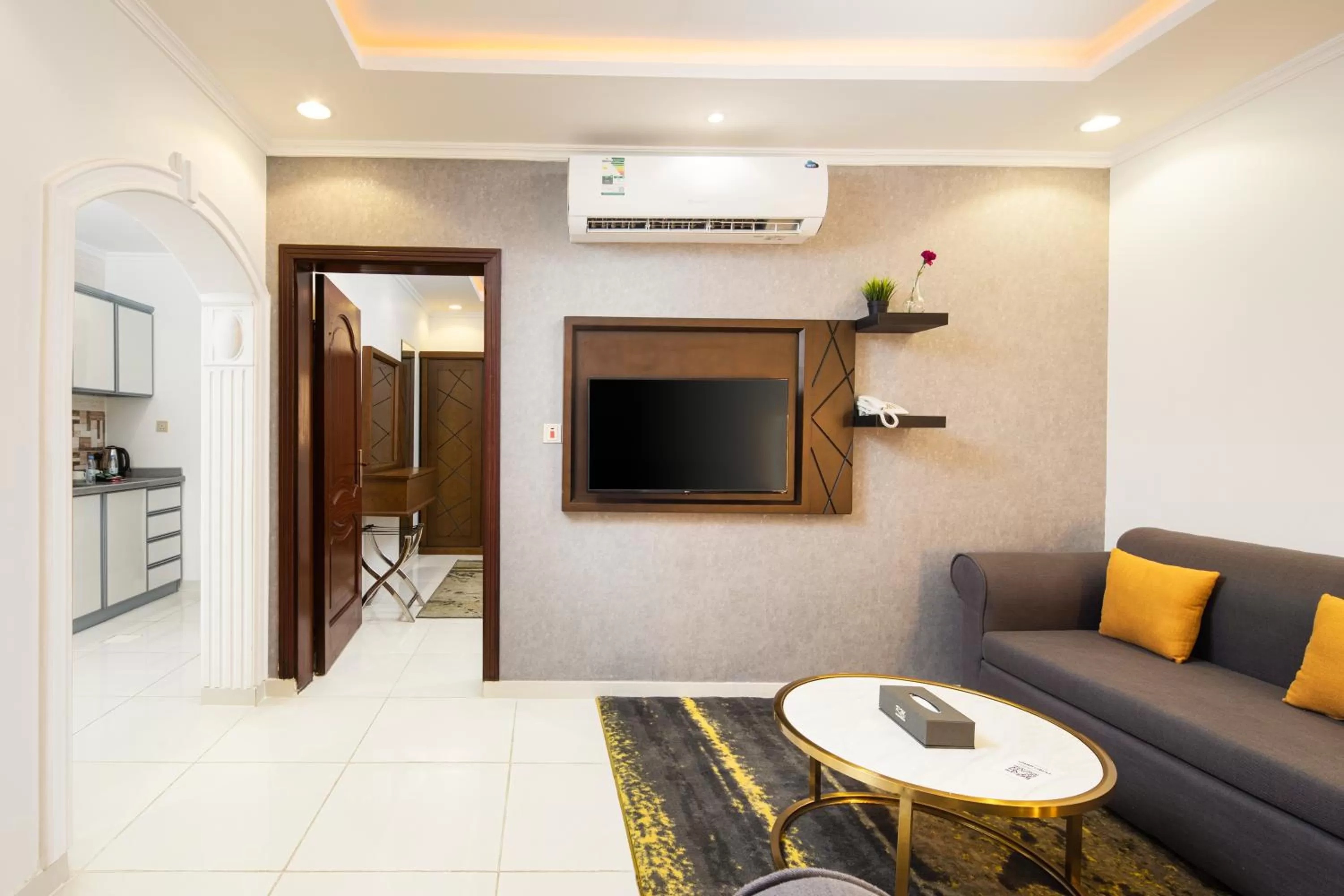 Living room in Mirada Purple Al Waha - Serviced Apartments