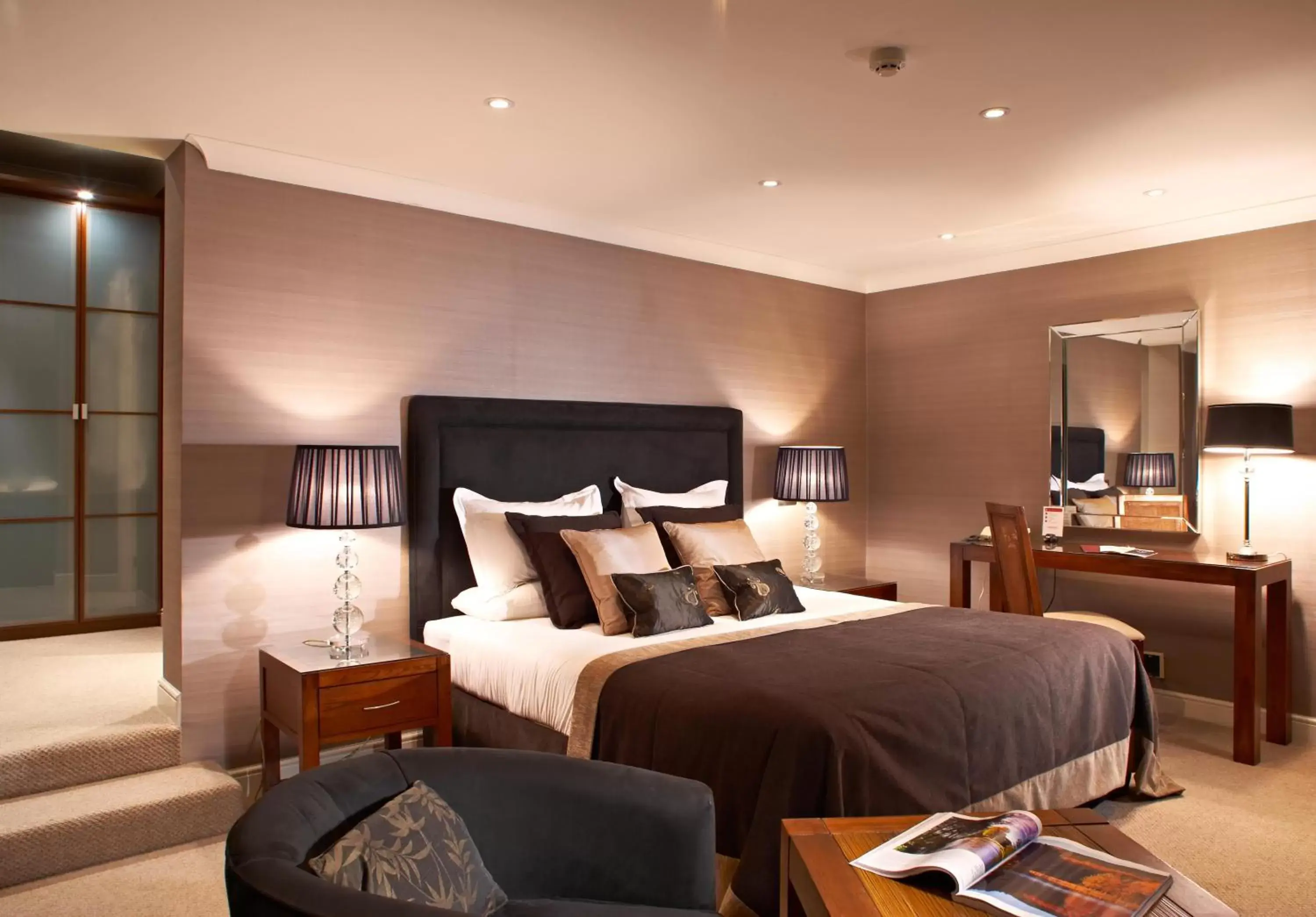 Bedroom, Bed in Rowton Hall Hotel and Spa