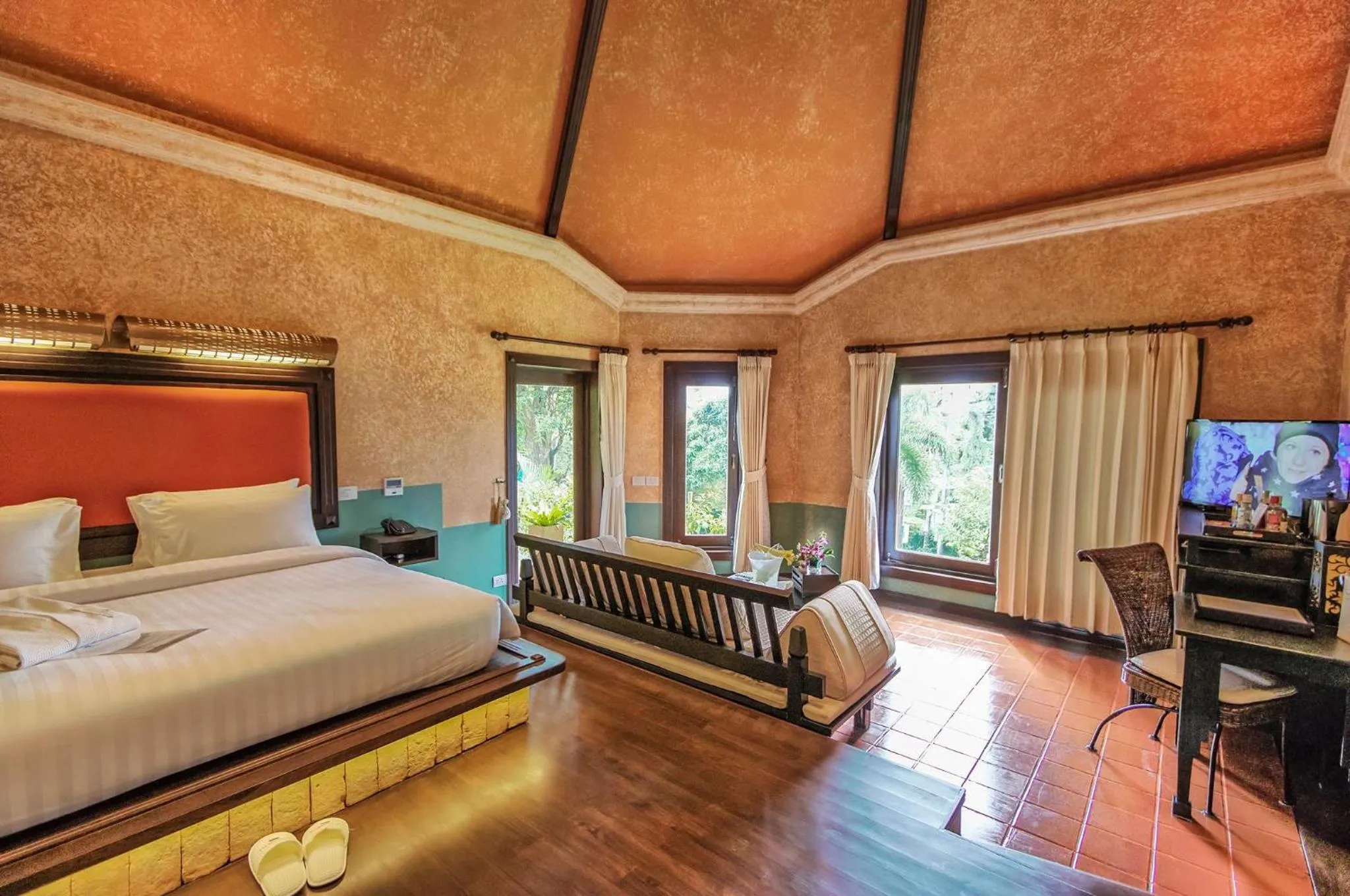 Bedroom, Bed in Mangosteen Ayurveda & Wellness Resort - SHA Plus