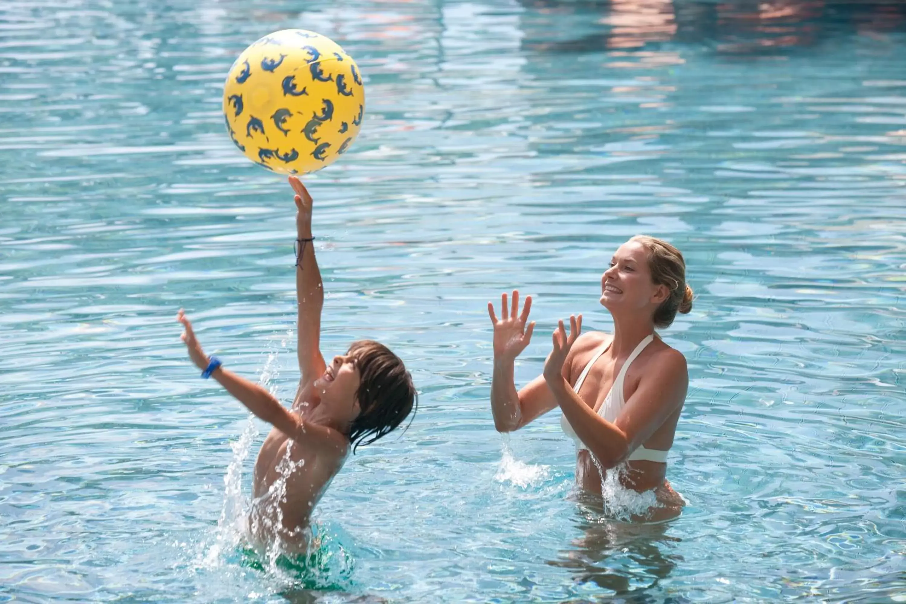 People, Swimming Pool in Constance Belle Mare Plage