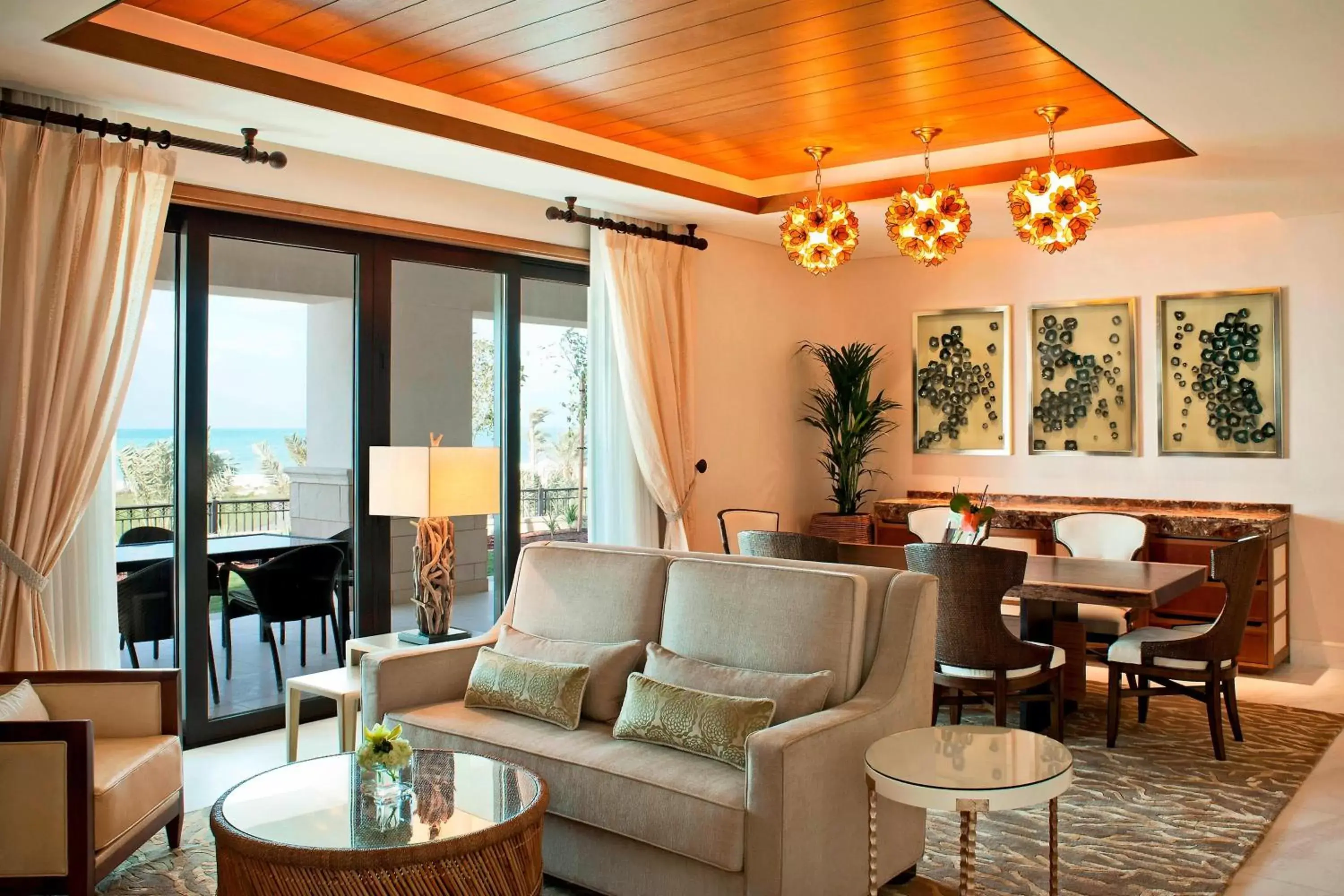 Living room in The St. Regis Saadiyat Island Resort, Abu Dhabi
