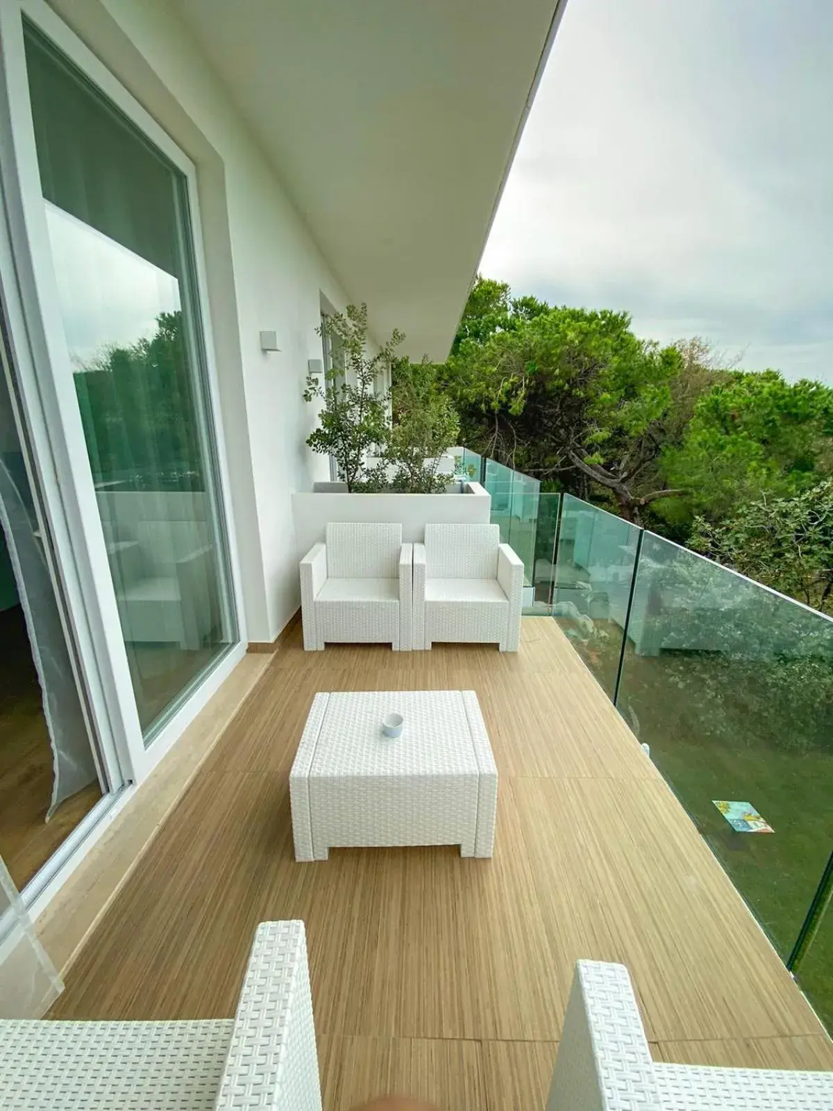 Balcony/Terrace in Hotel Artemide Mare