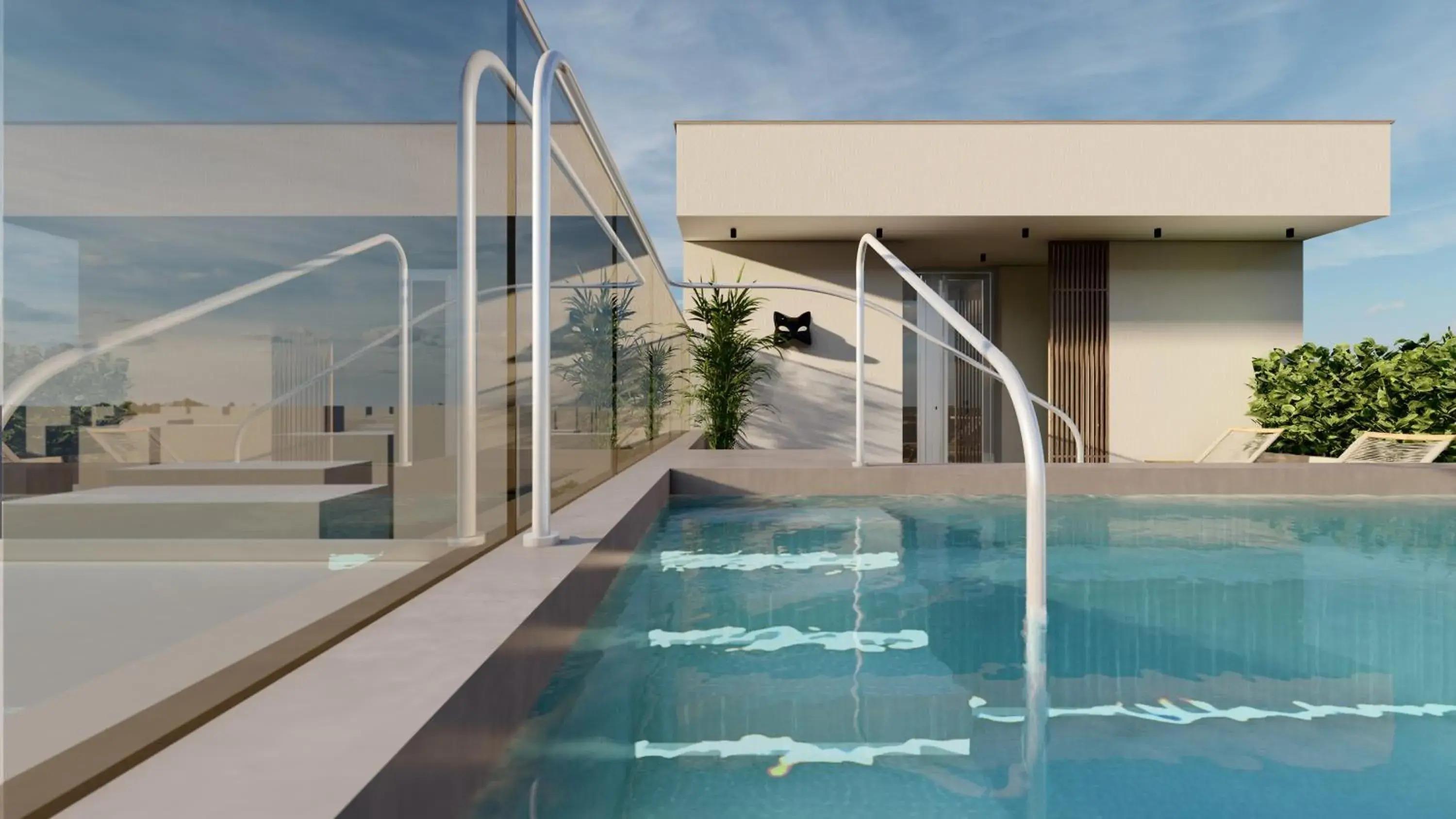 Property building, Swimming Pool in Hotel Scirocco St Julian's, Affiliated by Melia