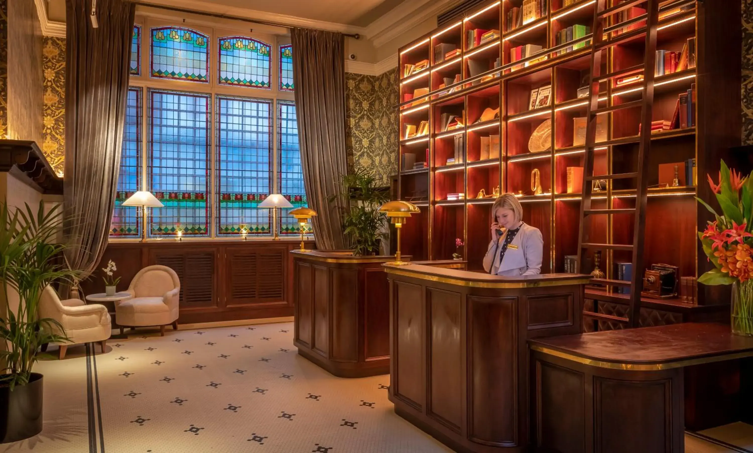 Lobby or reception in The Fleet Lobby or reception in The Fleet