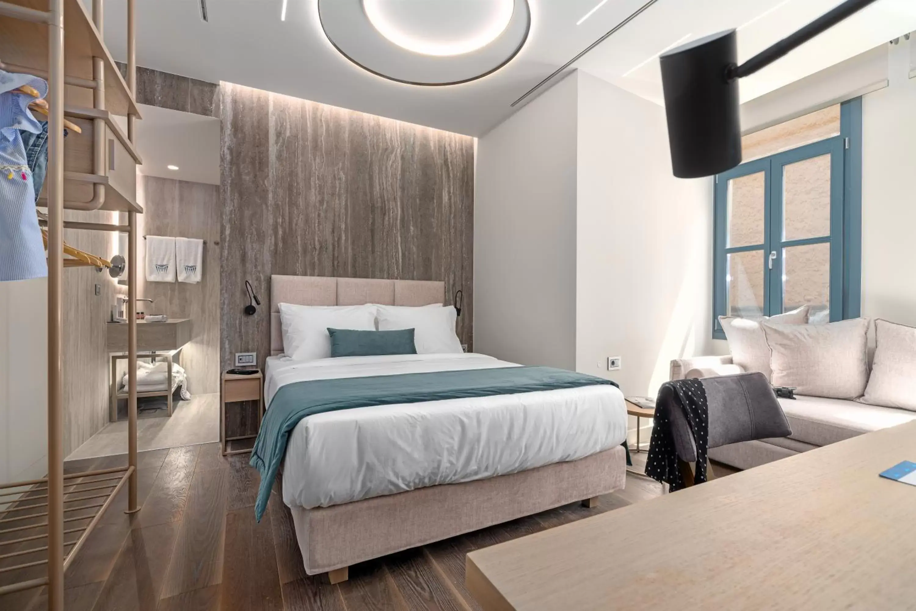 Bed in Hellenic Vibes Smart Hotel
