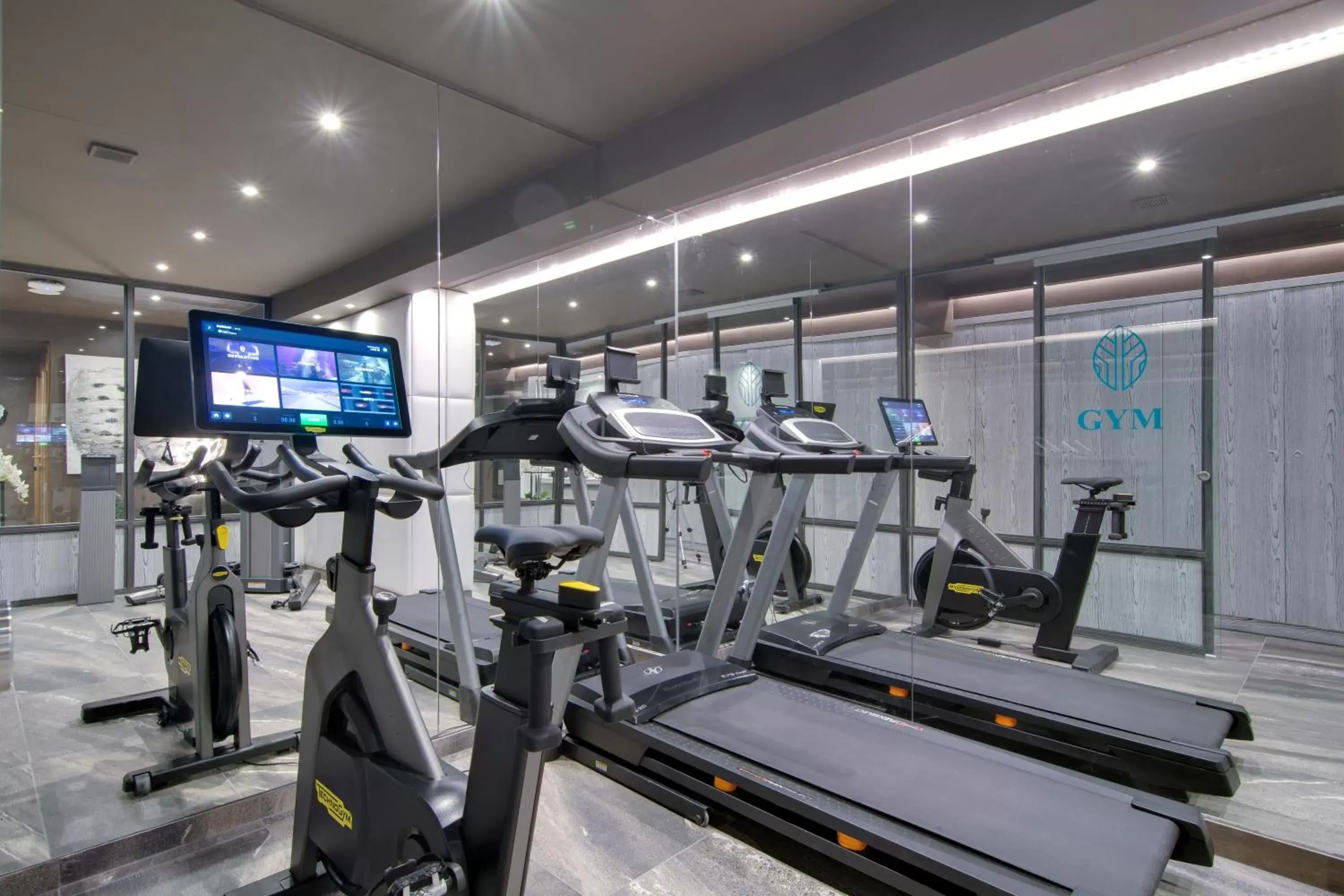 Fitness centre/facilities, Fitness Center/Facilities in AROMA DRYOS SPA & ECO Hotel