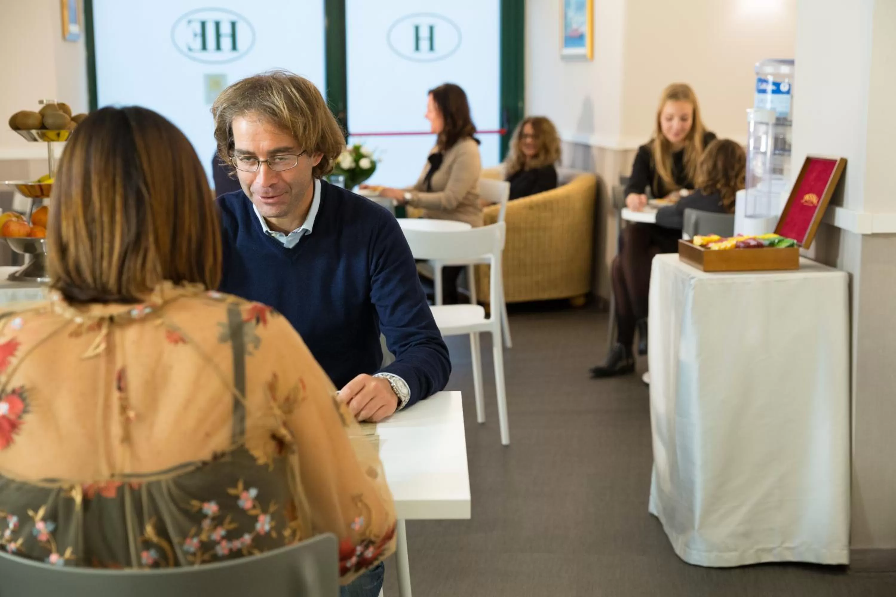 group of guests in Hotel Helvetia