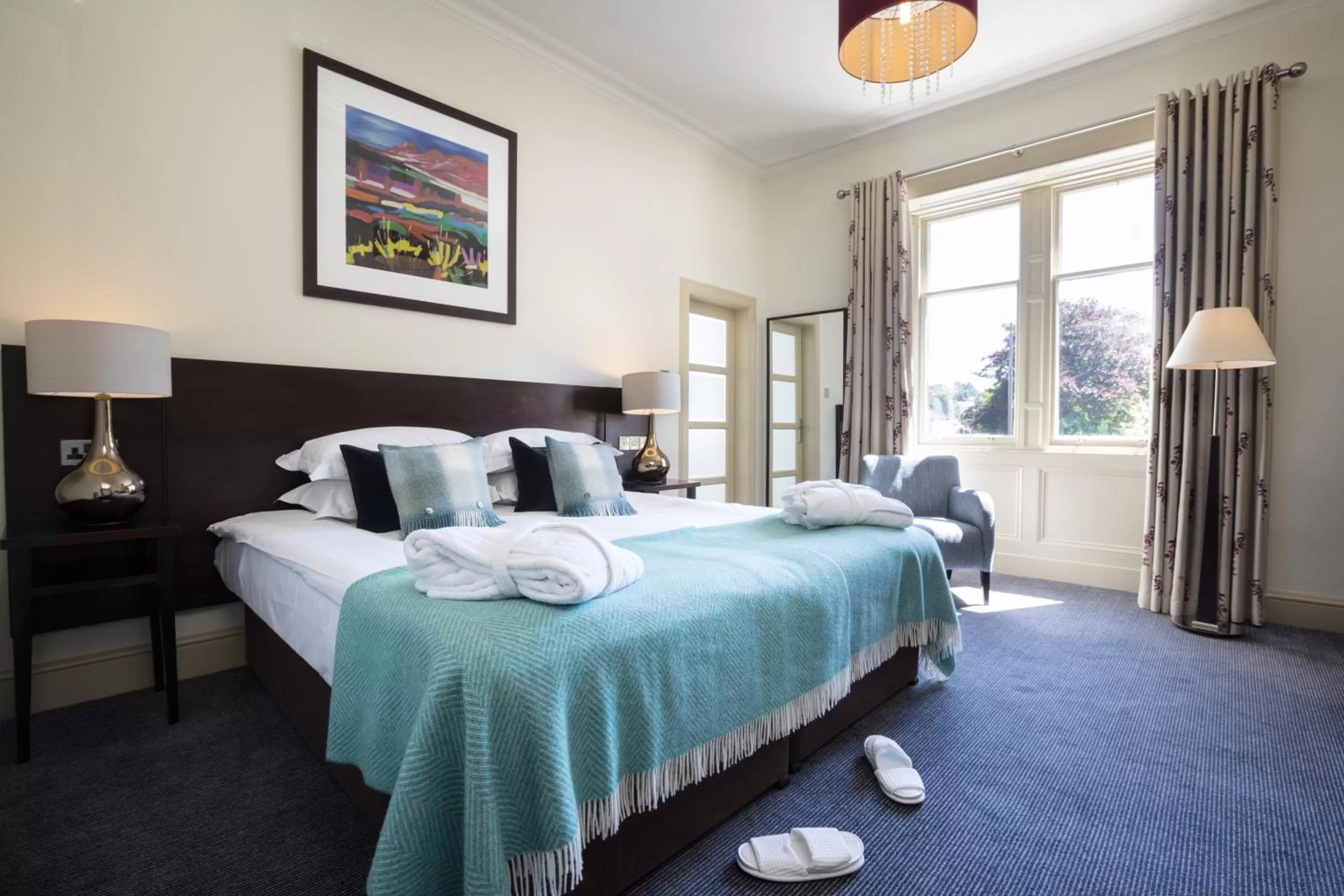 Photo of the whole room, Bed in Nether Abbey Hotel