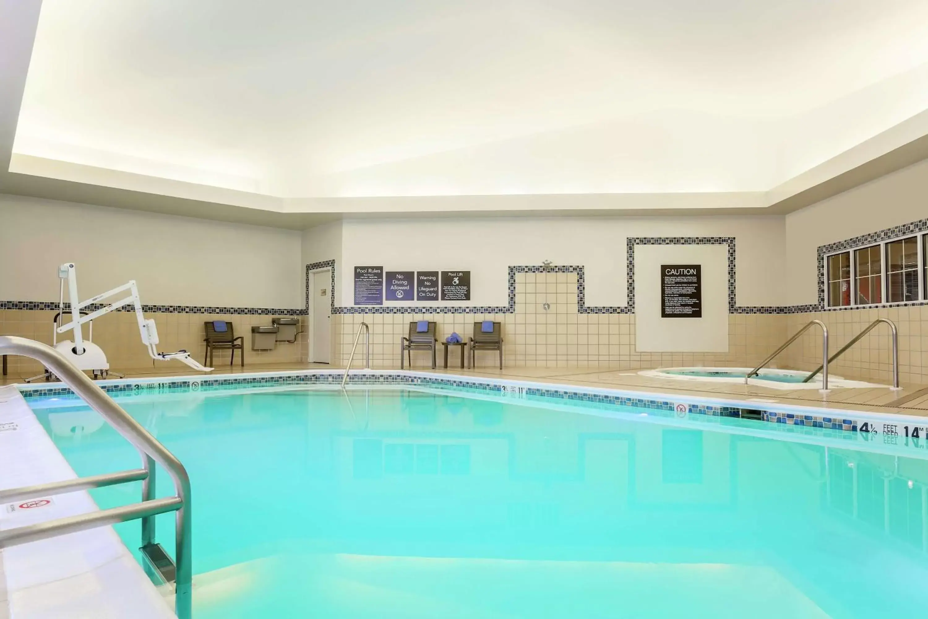 Pool view in Homewood Suites by Hilton Long Island-Melville Pool view in Homewood Suites by Hilton Long Island-Melville