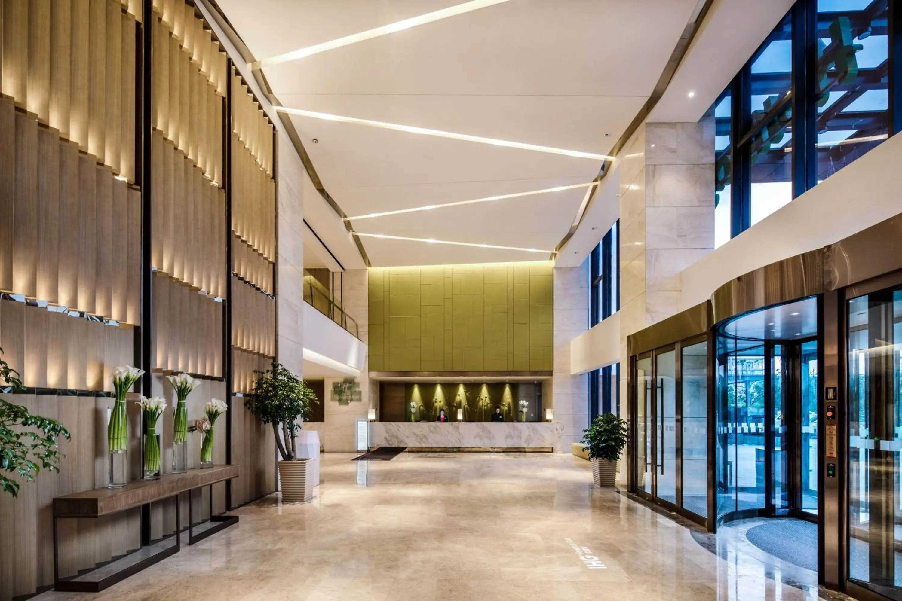 Property building, Lobby/Reception in Holiday Inn Nanjing Harbour, an IHG Hotel