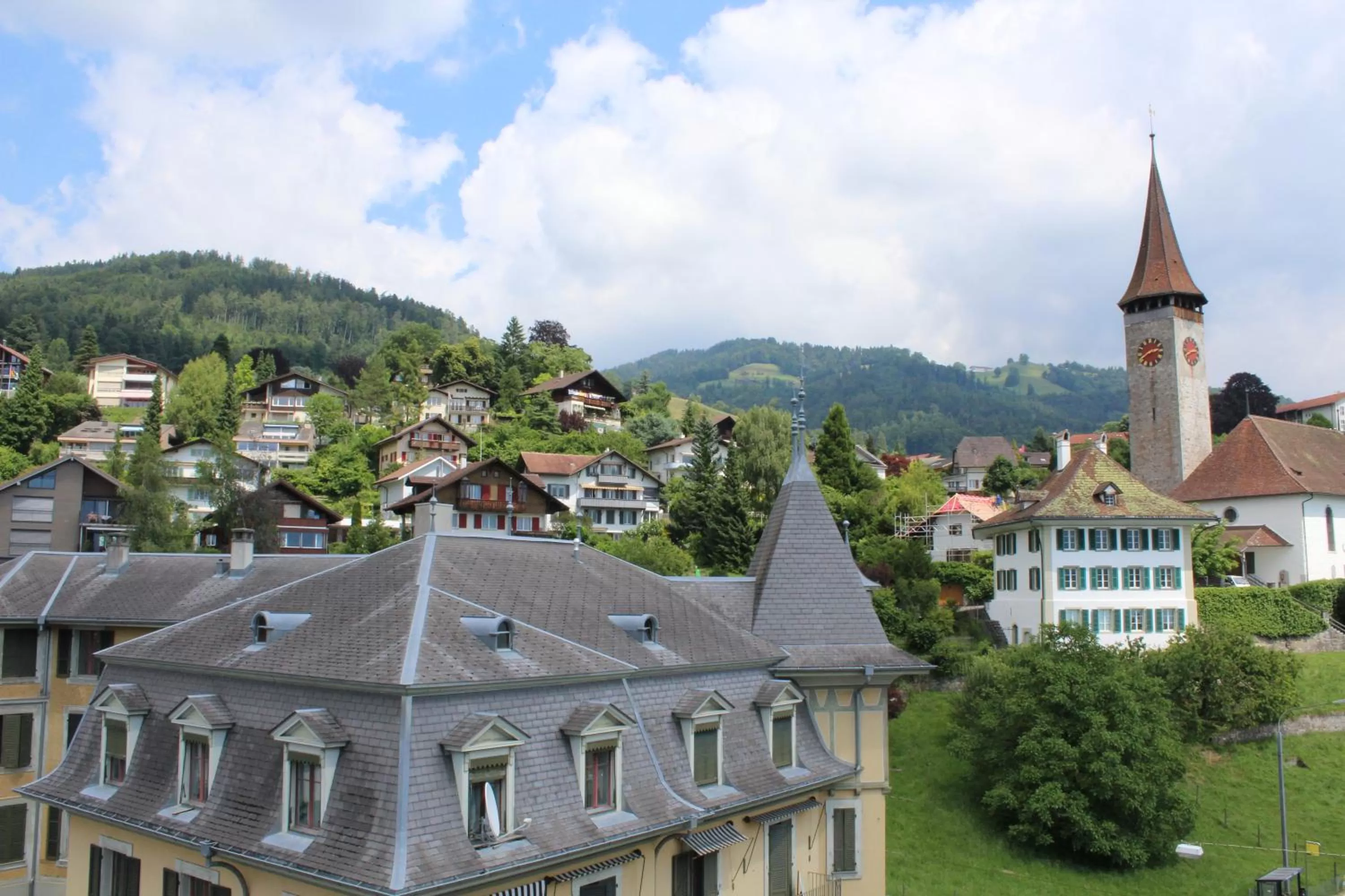 View (from property/room) in Hotel Restaurant Bellevue au Lac