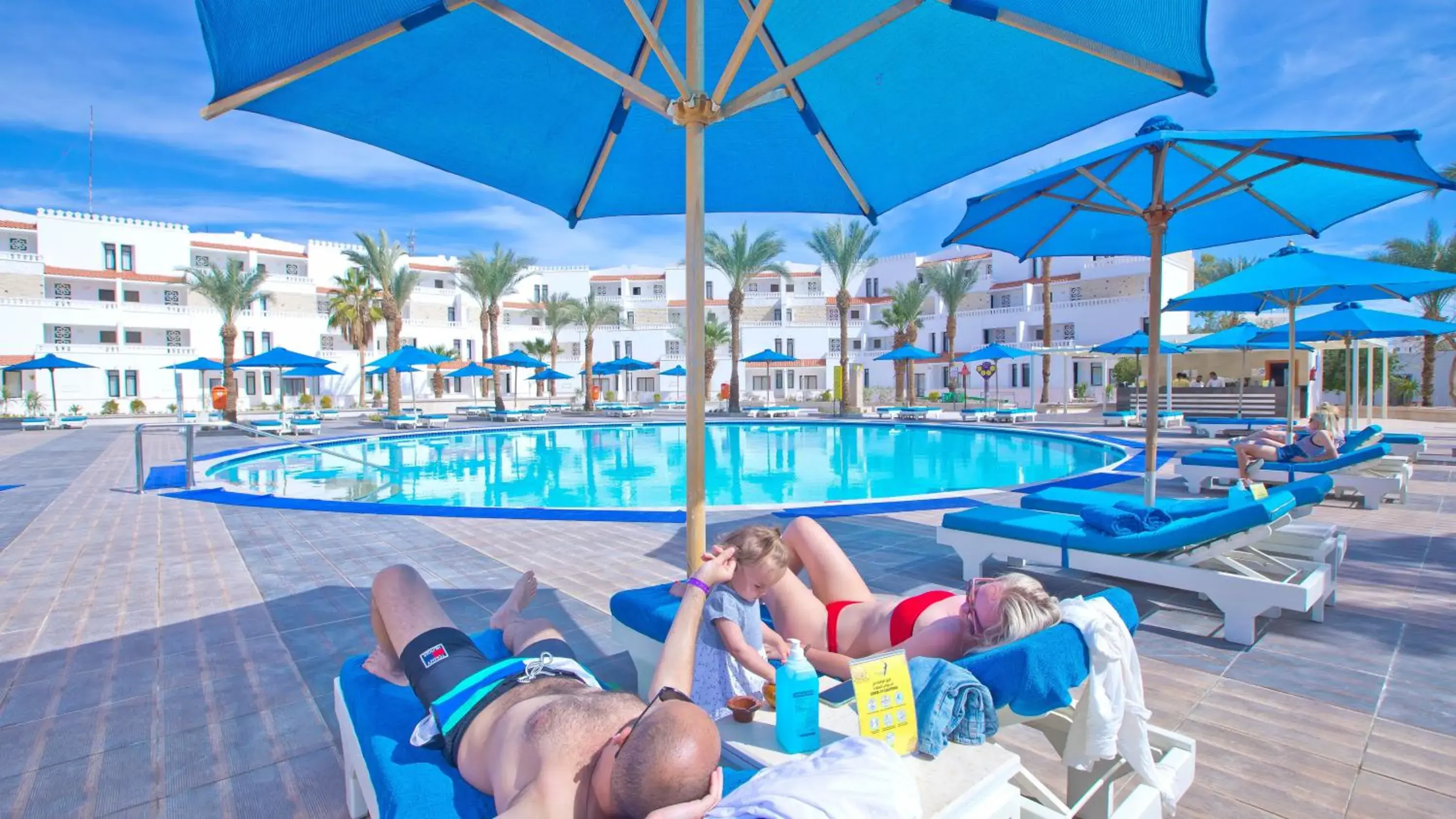 Pool view in Albatros Sharm Resort - By Pickalbatros Pool view in Albatros Sharm Resort - By Pickalbatros