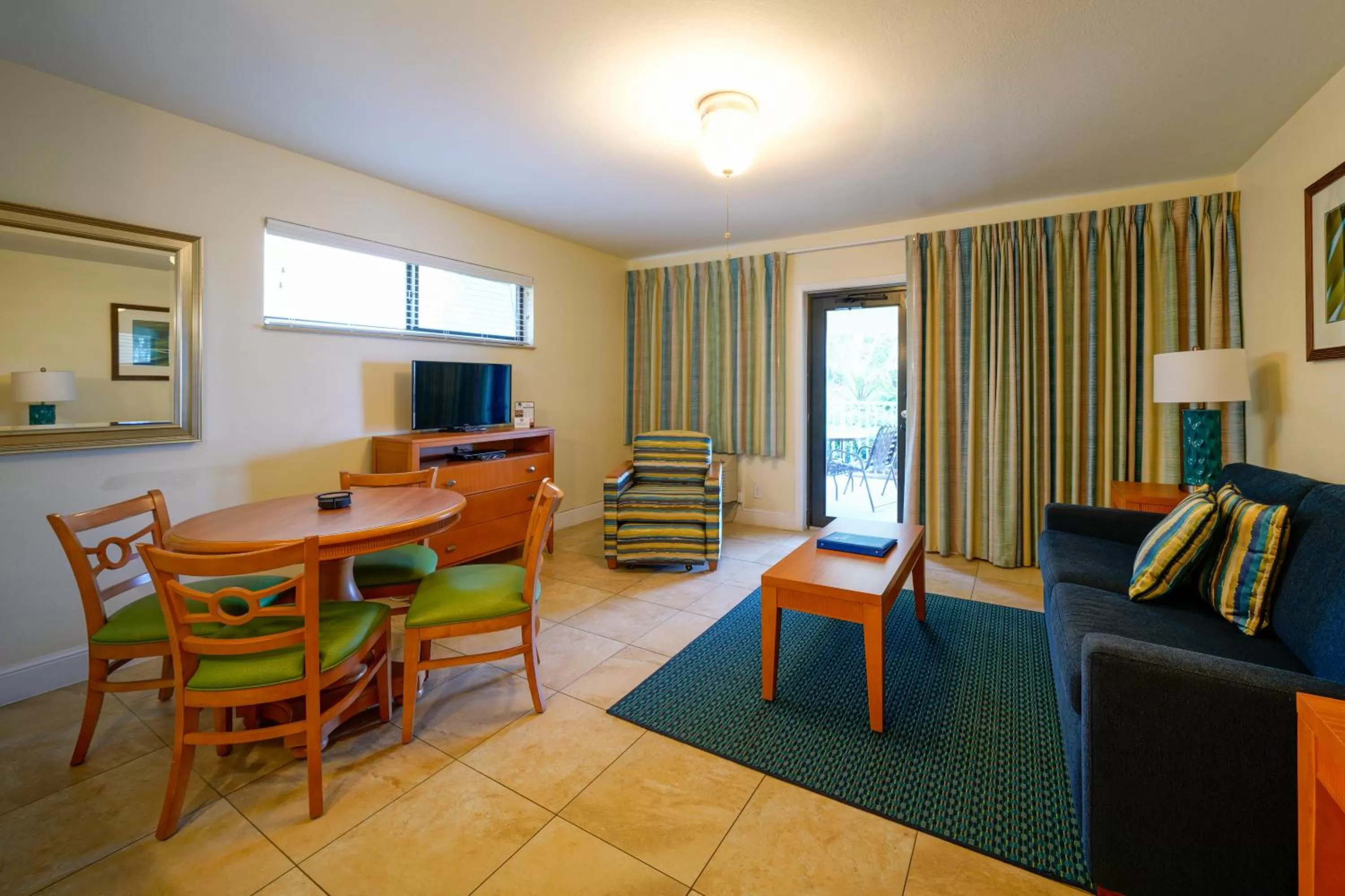 Dining area in La Costa Beach Club