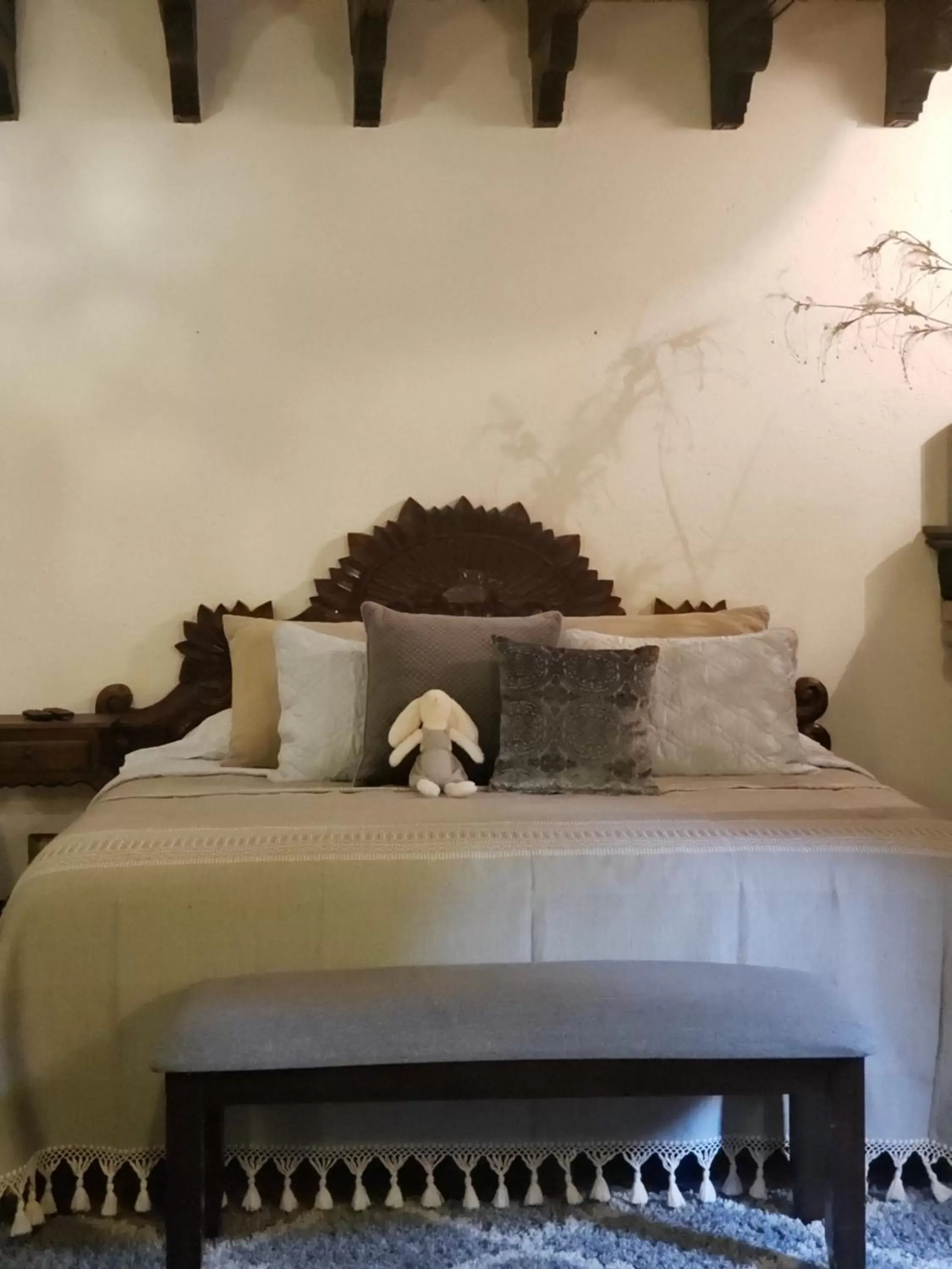 Bed in Tres Fuentes Hotel Boutique