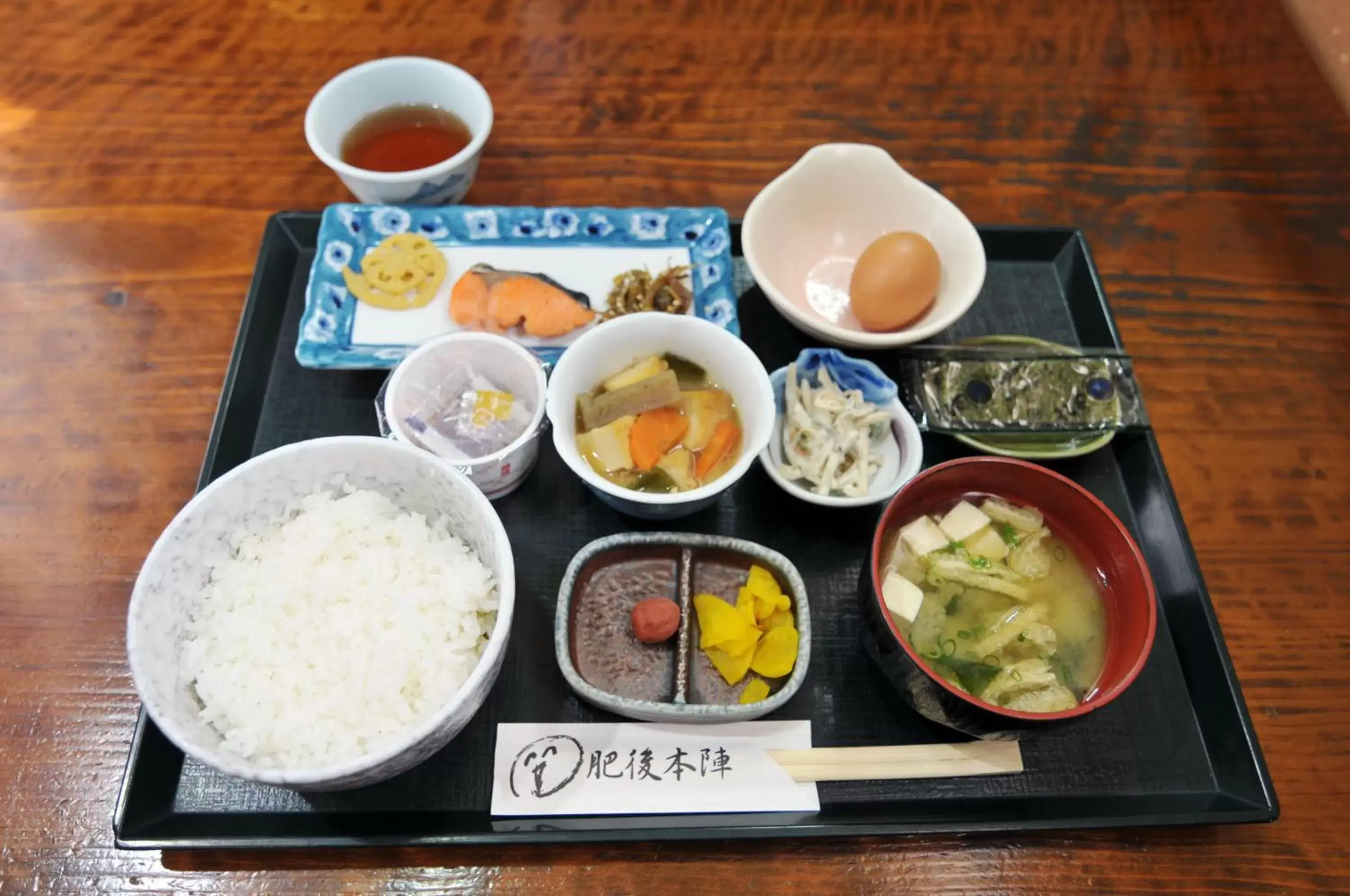 Food close-up in Kenchomae Green Hotel