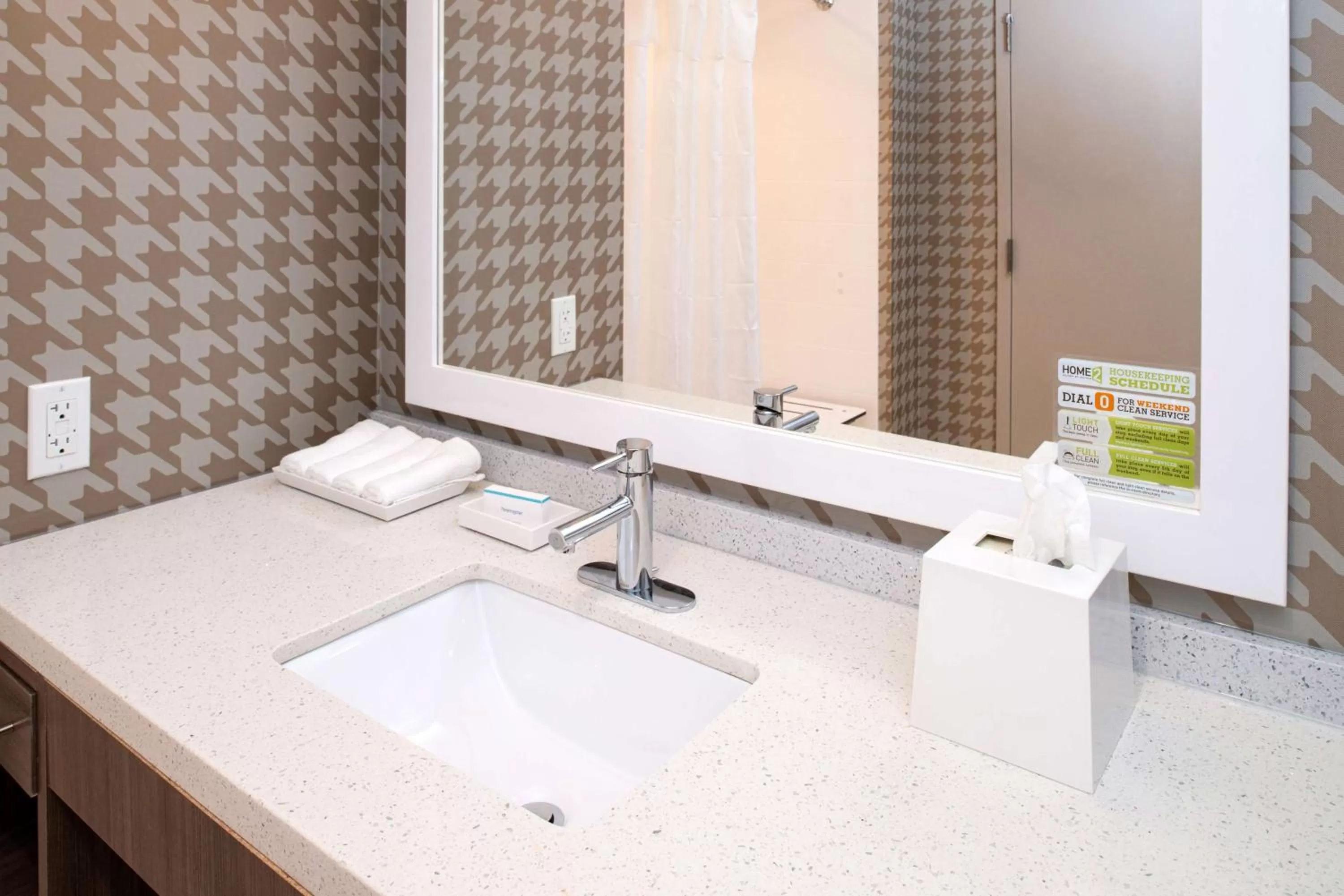 Bathroom in Home2 Suites By Hilton Charlotte Mooresville, Nc