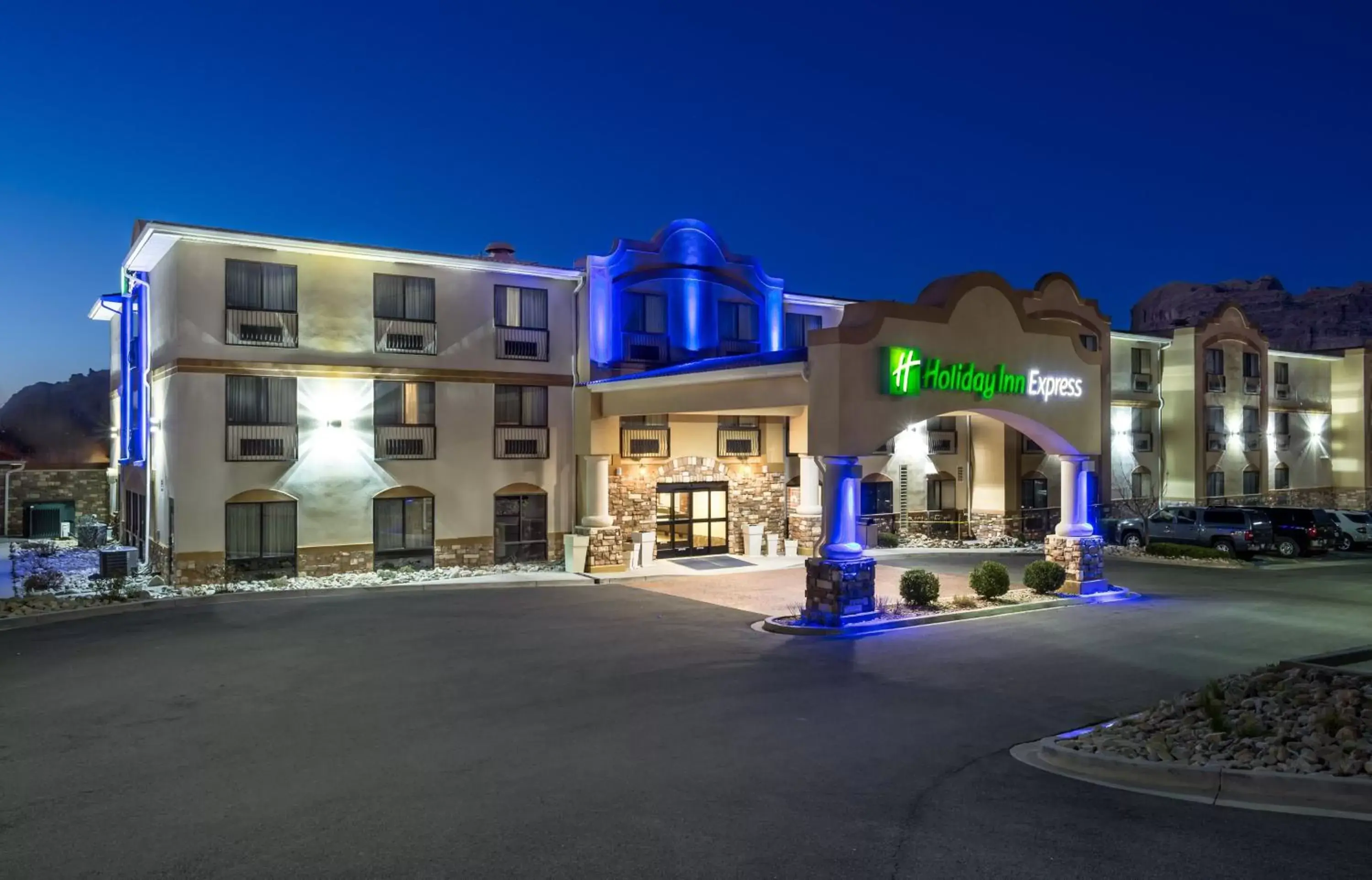 Property building in Holiday Inn Express Hotel & Suites Moab, an IHG Hotel