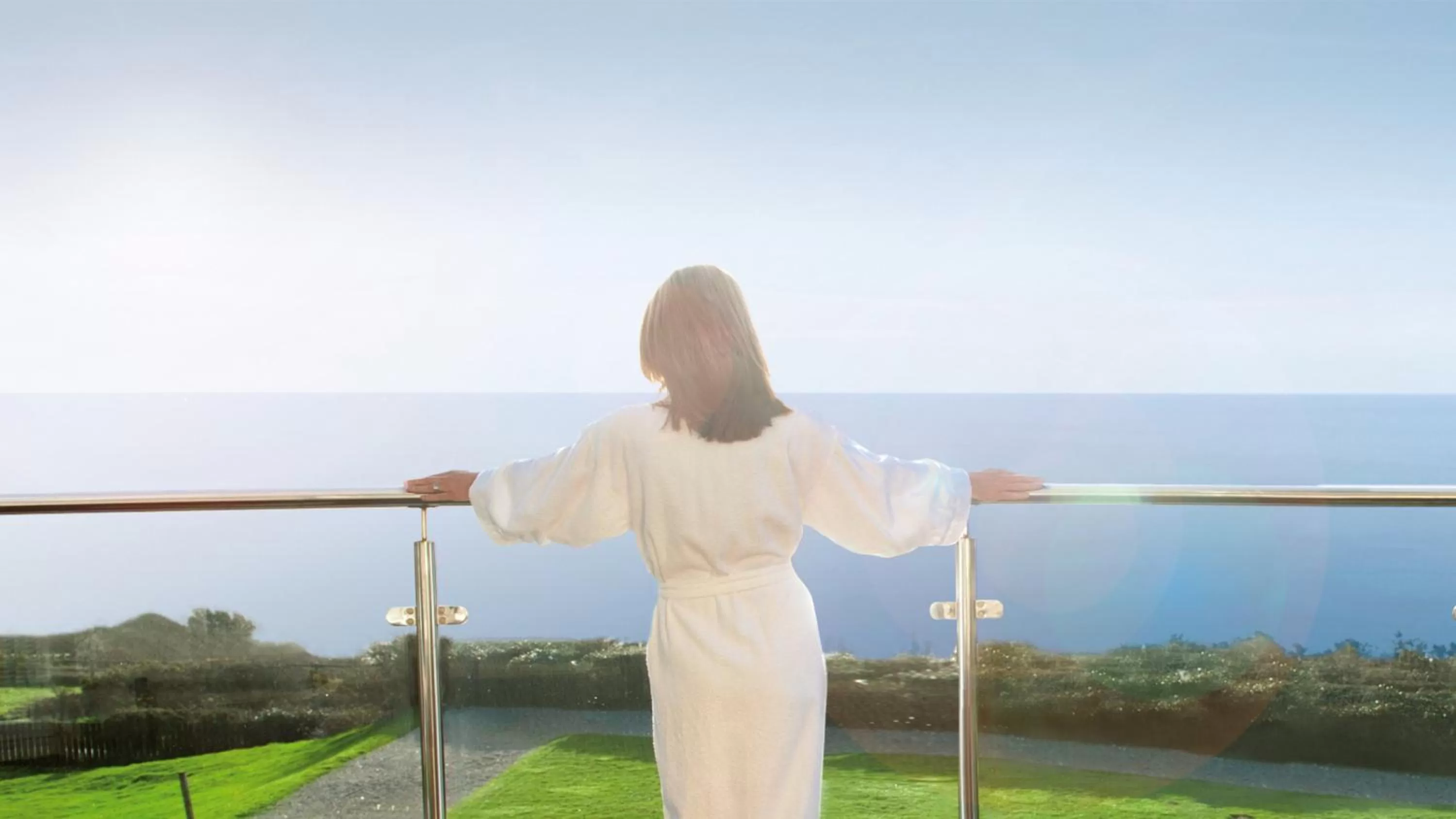 Balcony/Terrace in The Carlyon Bay Hotel and Spa