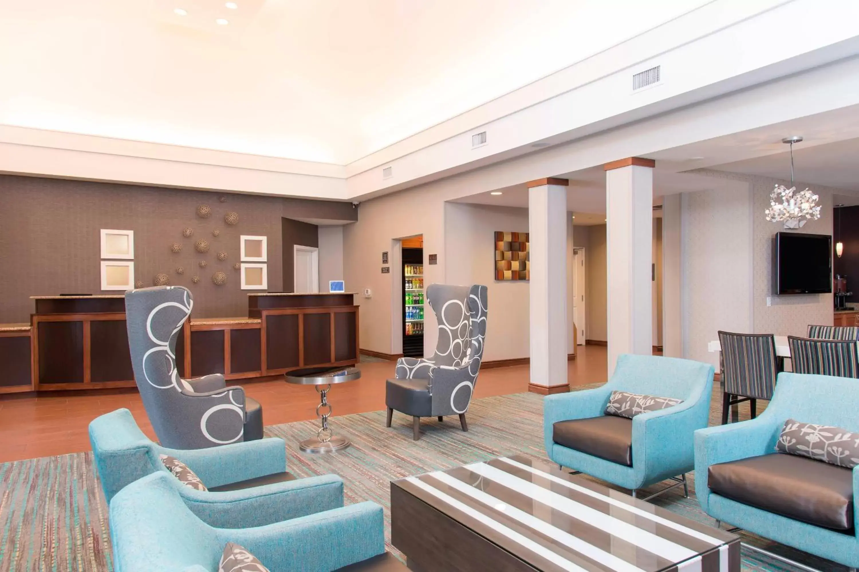 Lobby or reception, Seating Area in Residence Inn Moline Quad Cities