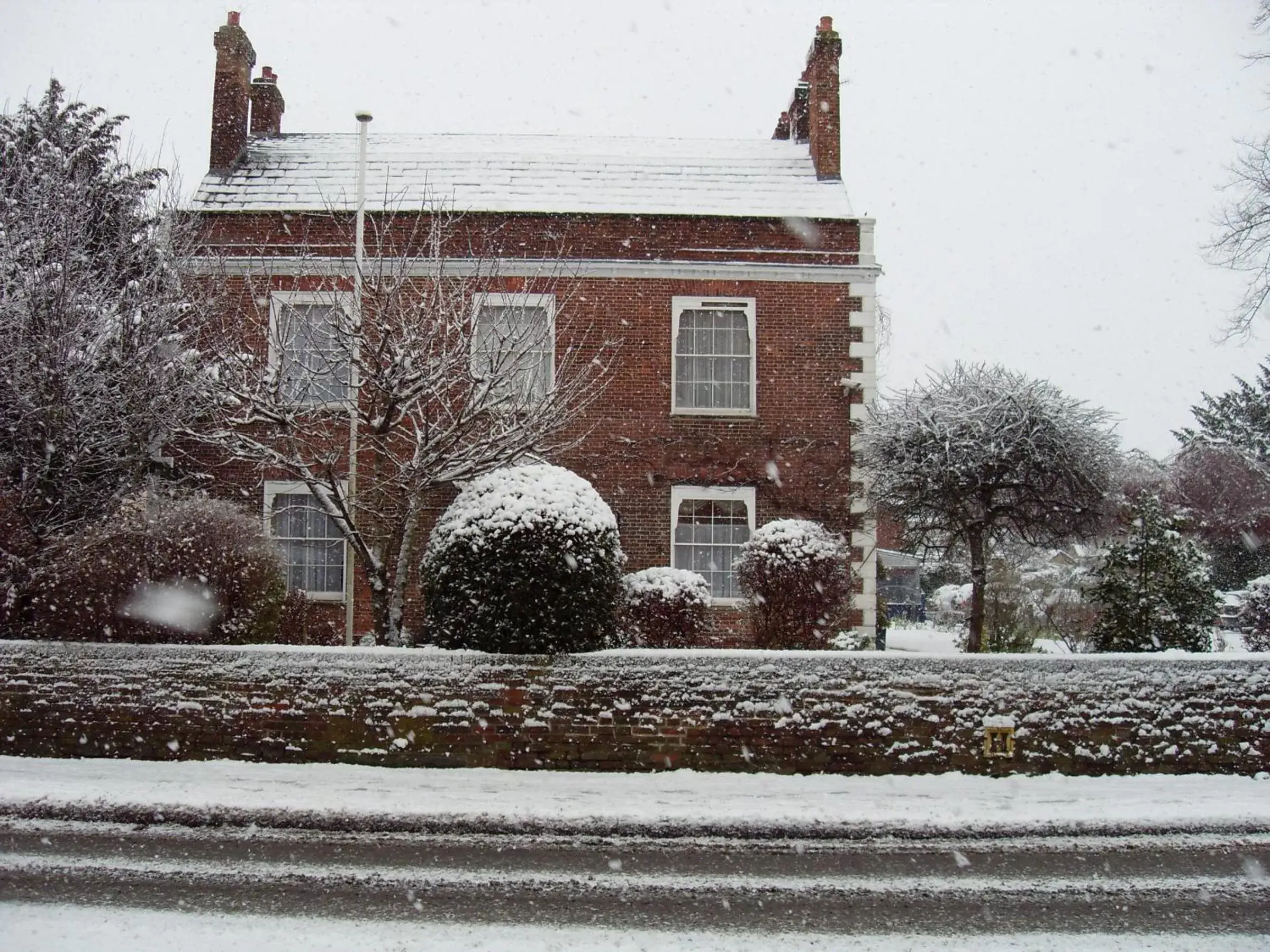 Facade/entrance, Winter in Milford Hall Hotel & Spa