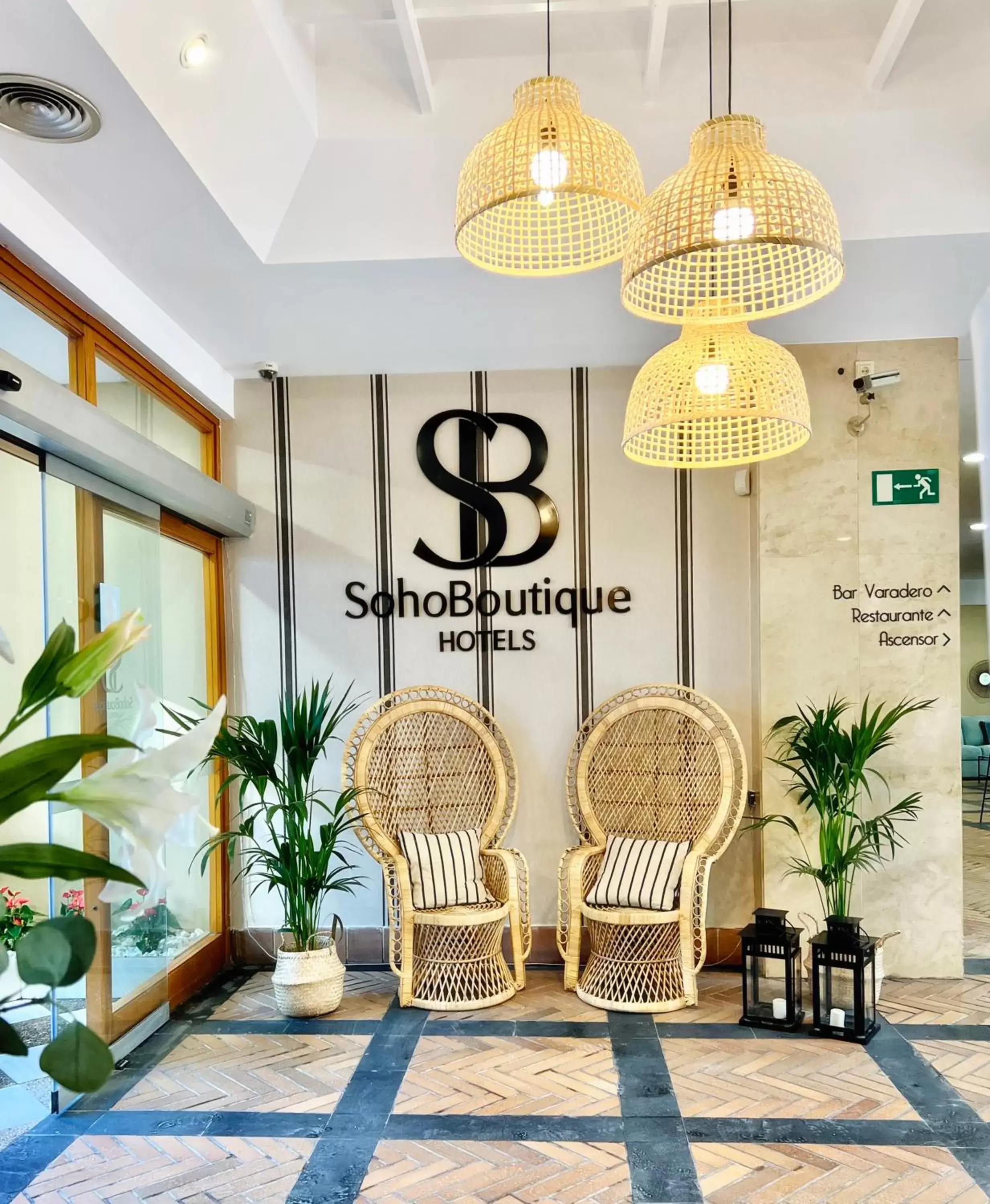 Lobby or reception in Soho Boutique Puerto