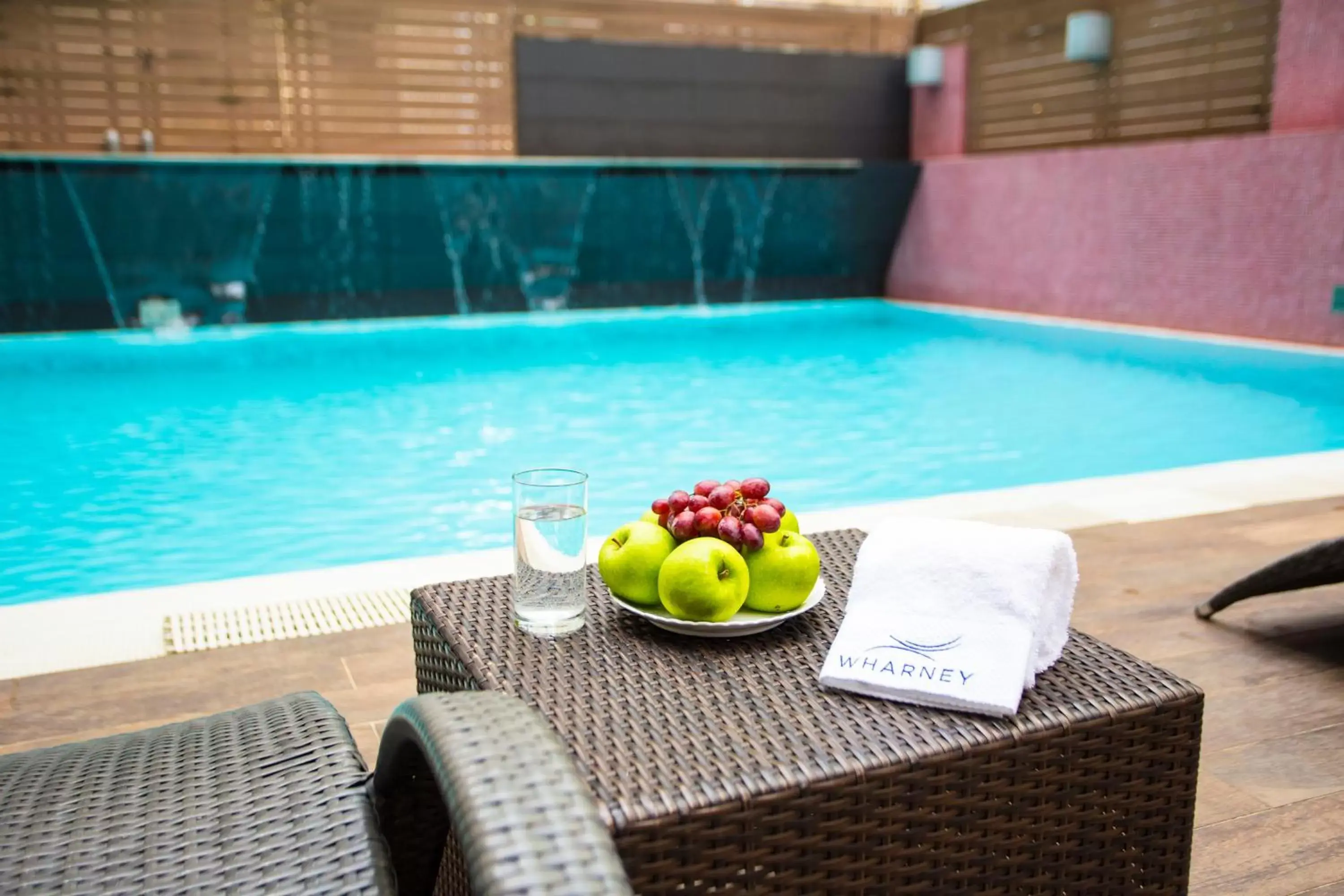 Swimming pool in Wharney Hotel