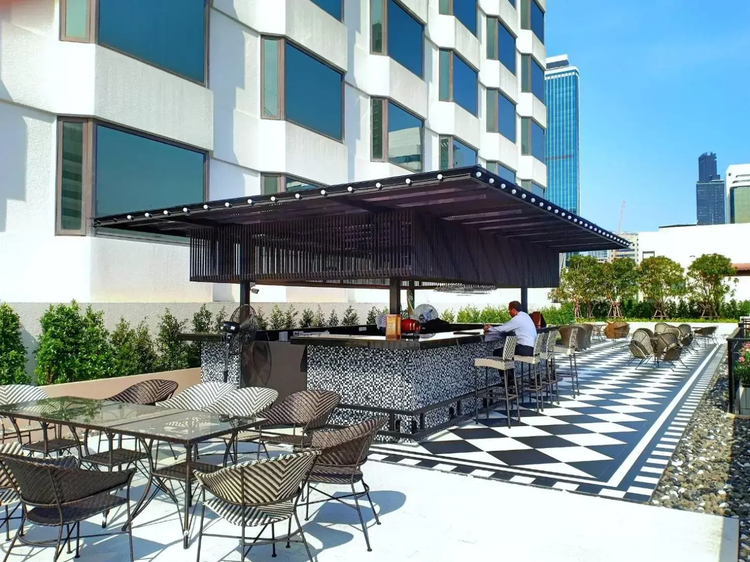 Lounge or bar in Evergreen Laurel Hotel Bangkok Lounge or bar in Evergreen Laurel Hotel Bangkok