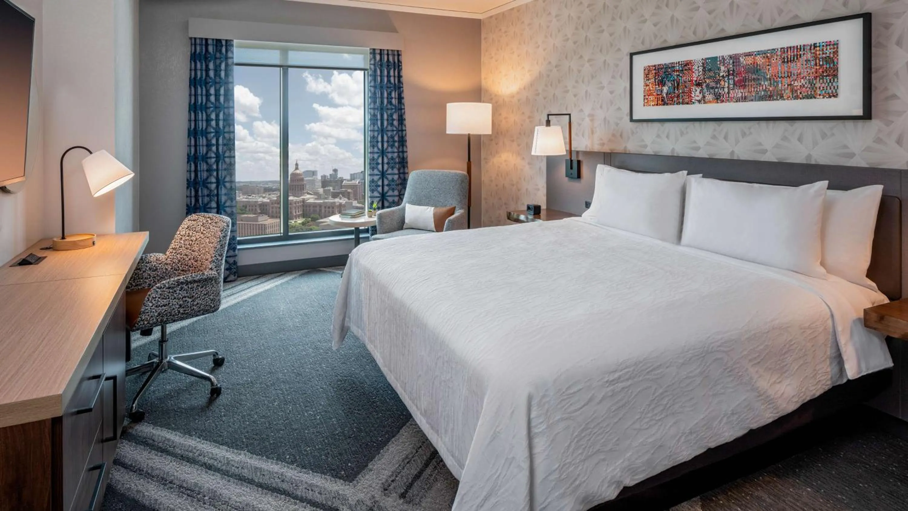 Bed in Hilton Garden Inn Austin University Capitol District