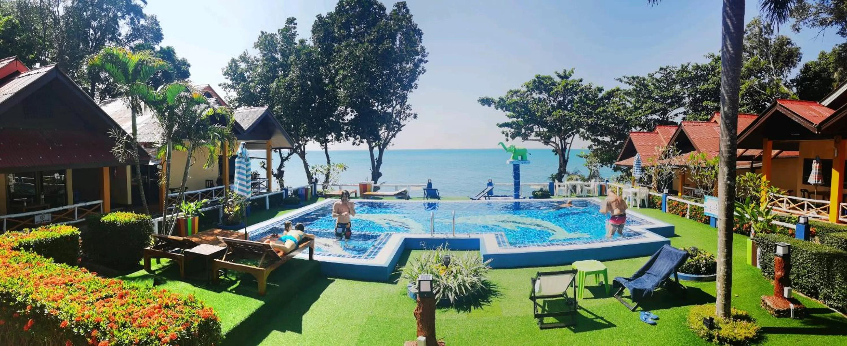 Pool view in Penny's Resort