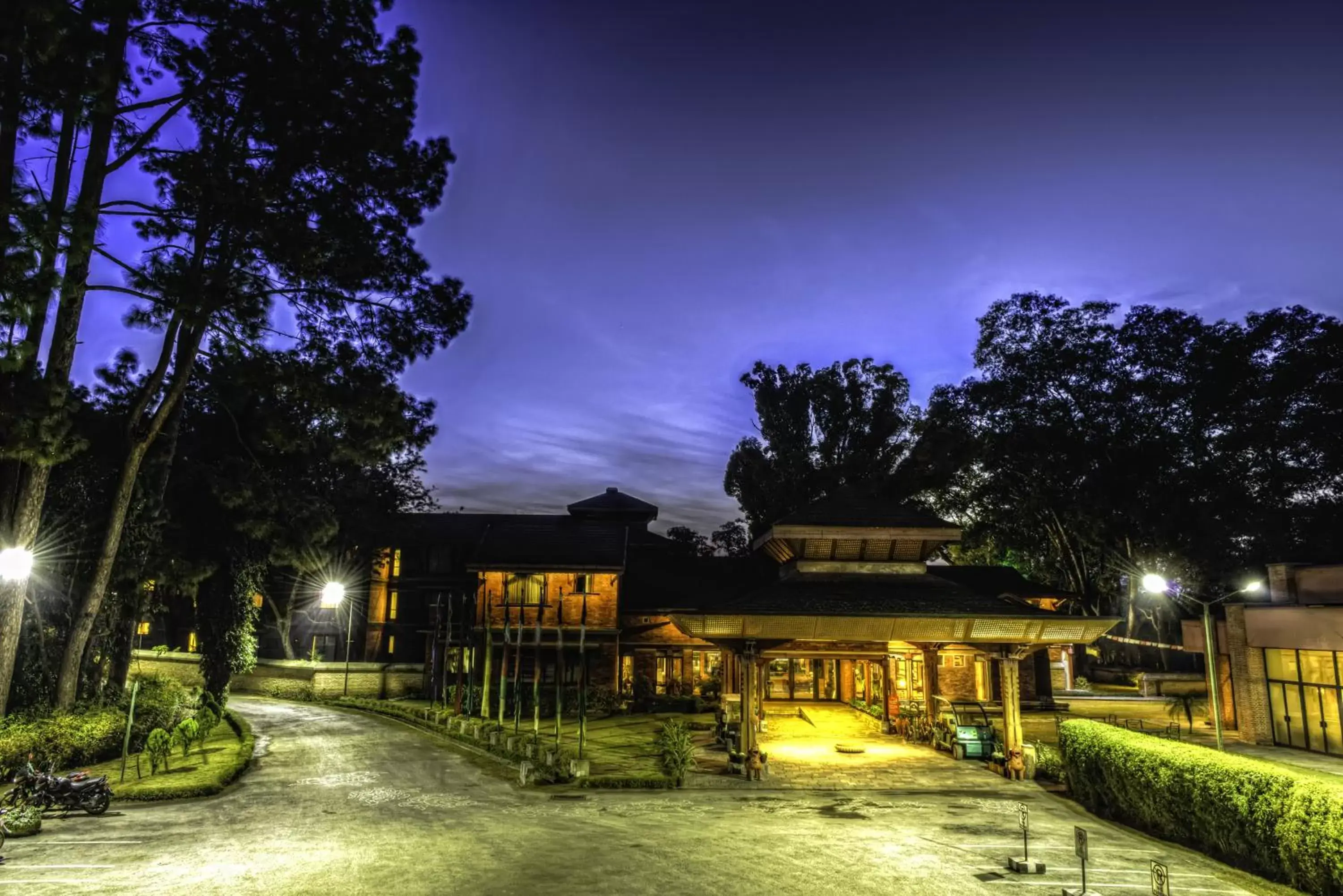 Patio, Property Building in Gokarna Forest Resort