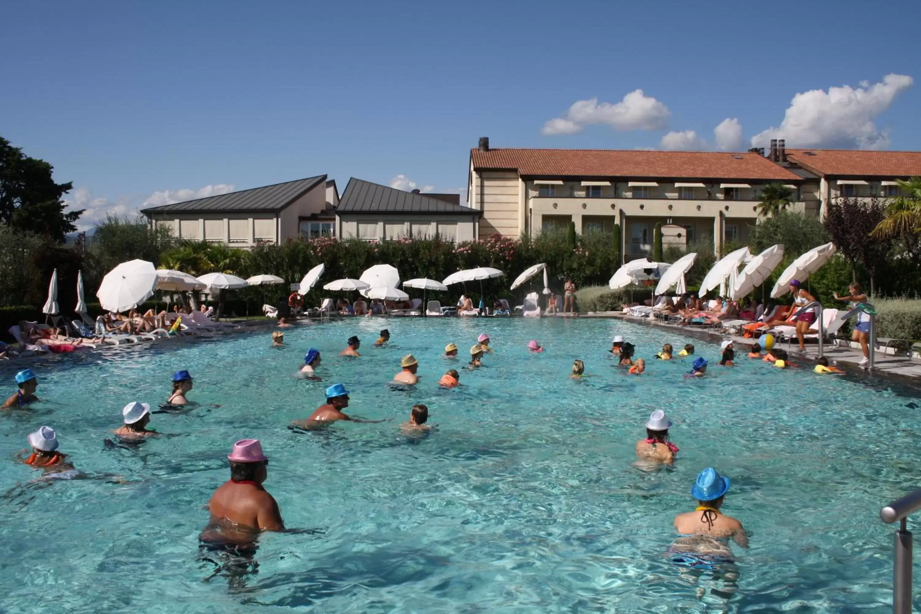 People, Swimming Pool in Hotel Caesius Thermae & Spa Resort