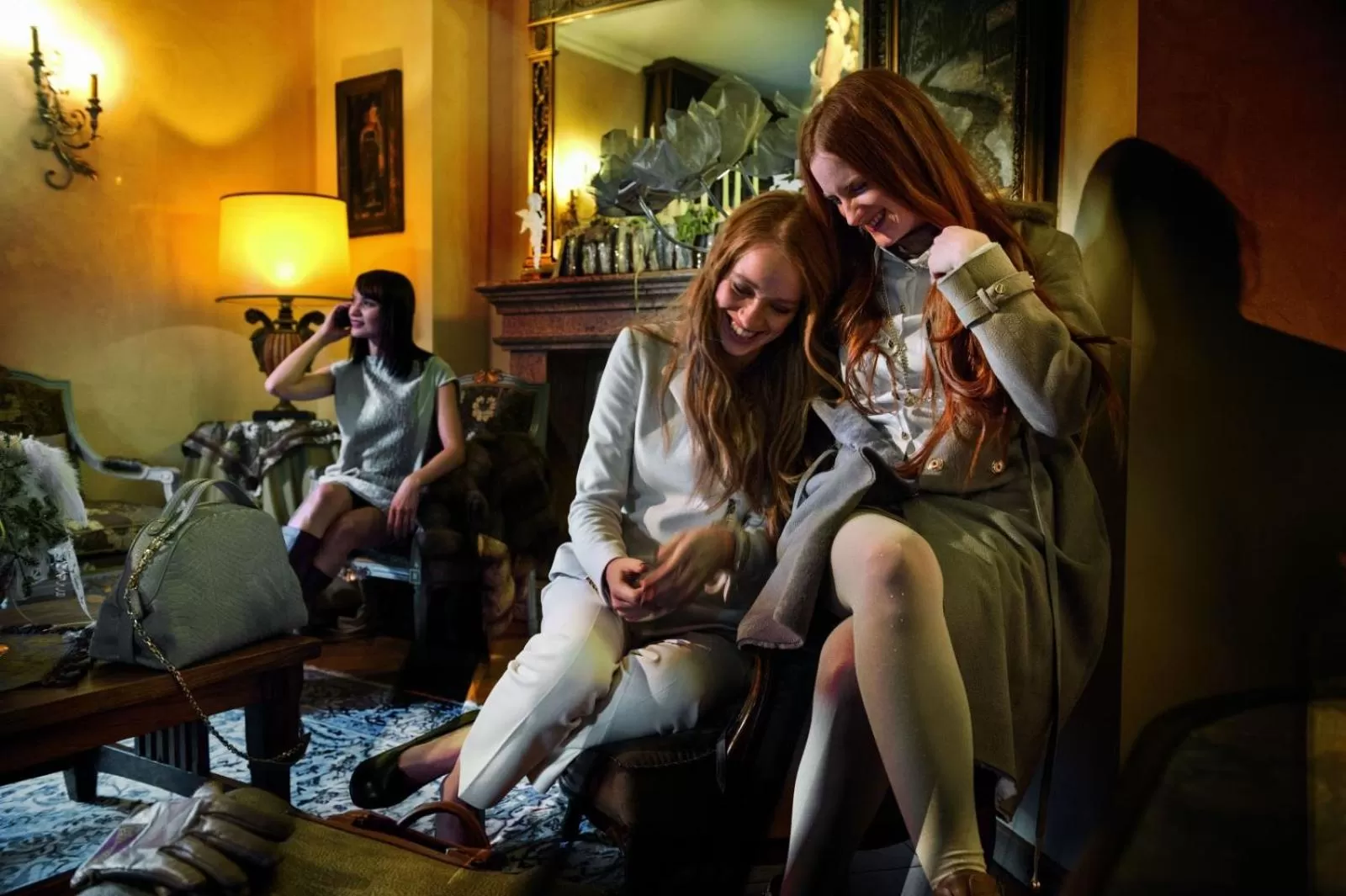 Communal lounge/ TV room in Ambra Cortina Luxury&Fashion Hotel