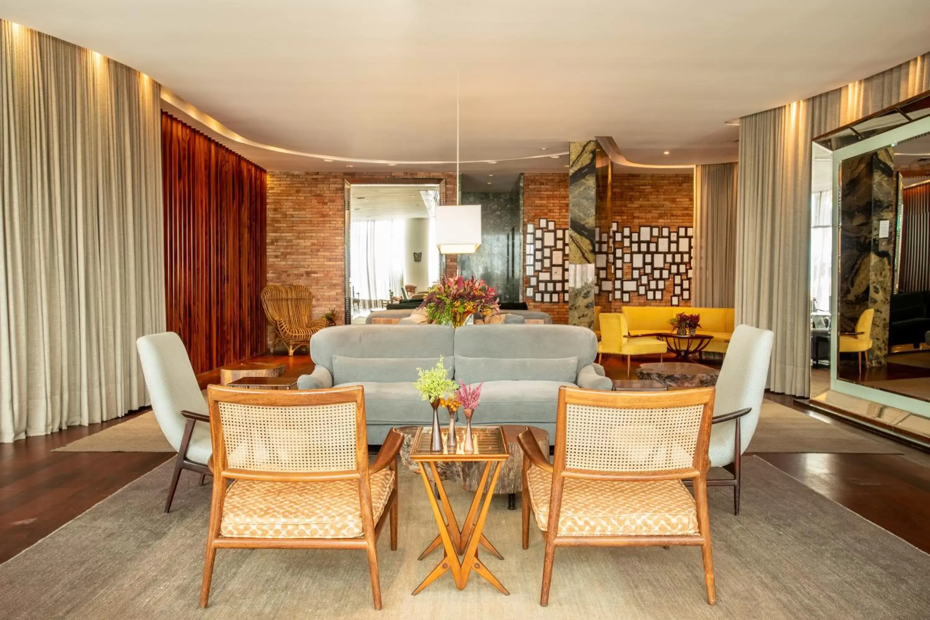 Seating area in Hotel Fasano Rio de Janeiro