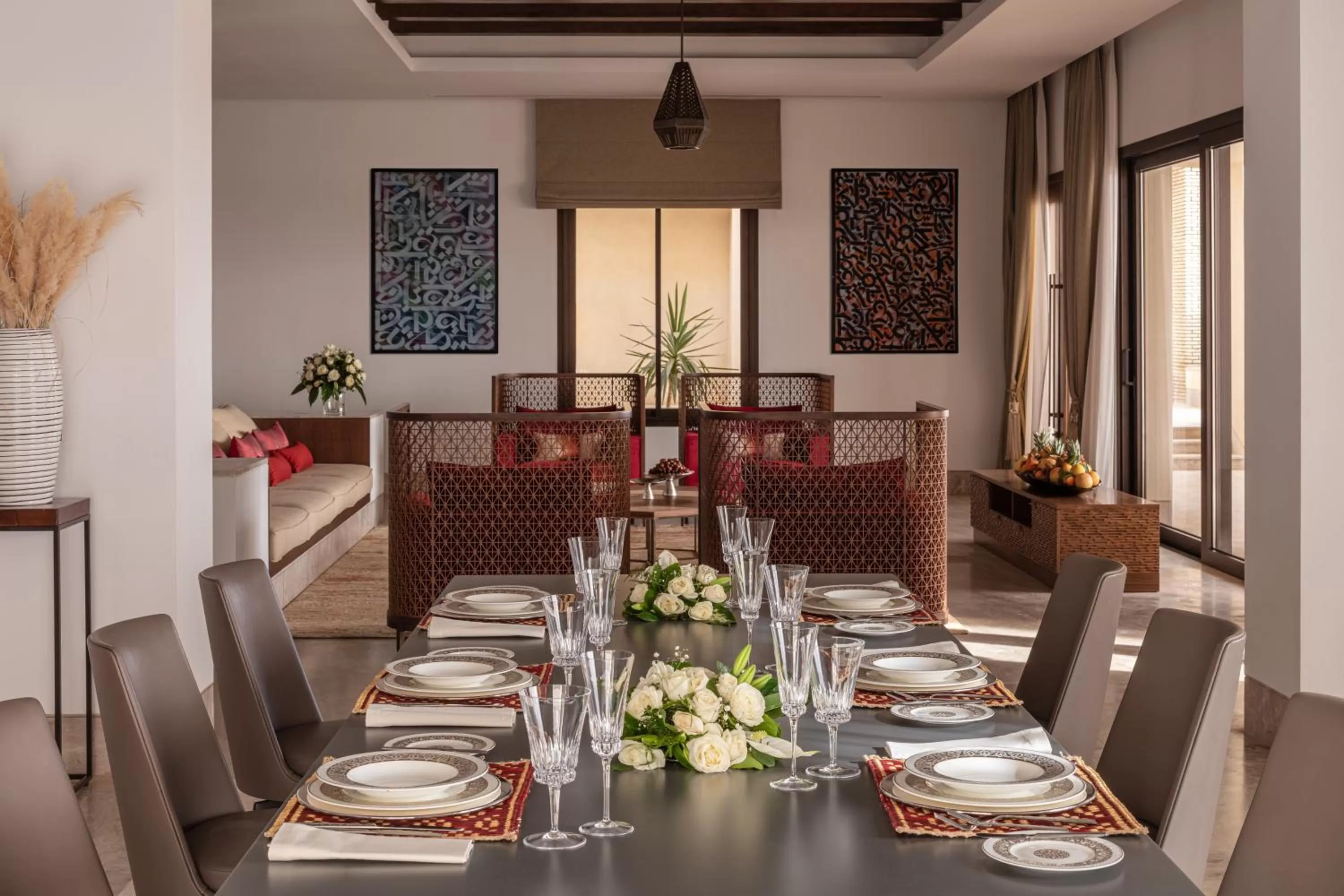Dining area in Anantara Sahara-Tozeur Resort & Villas
