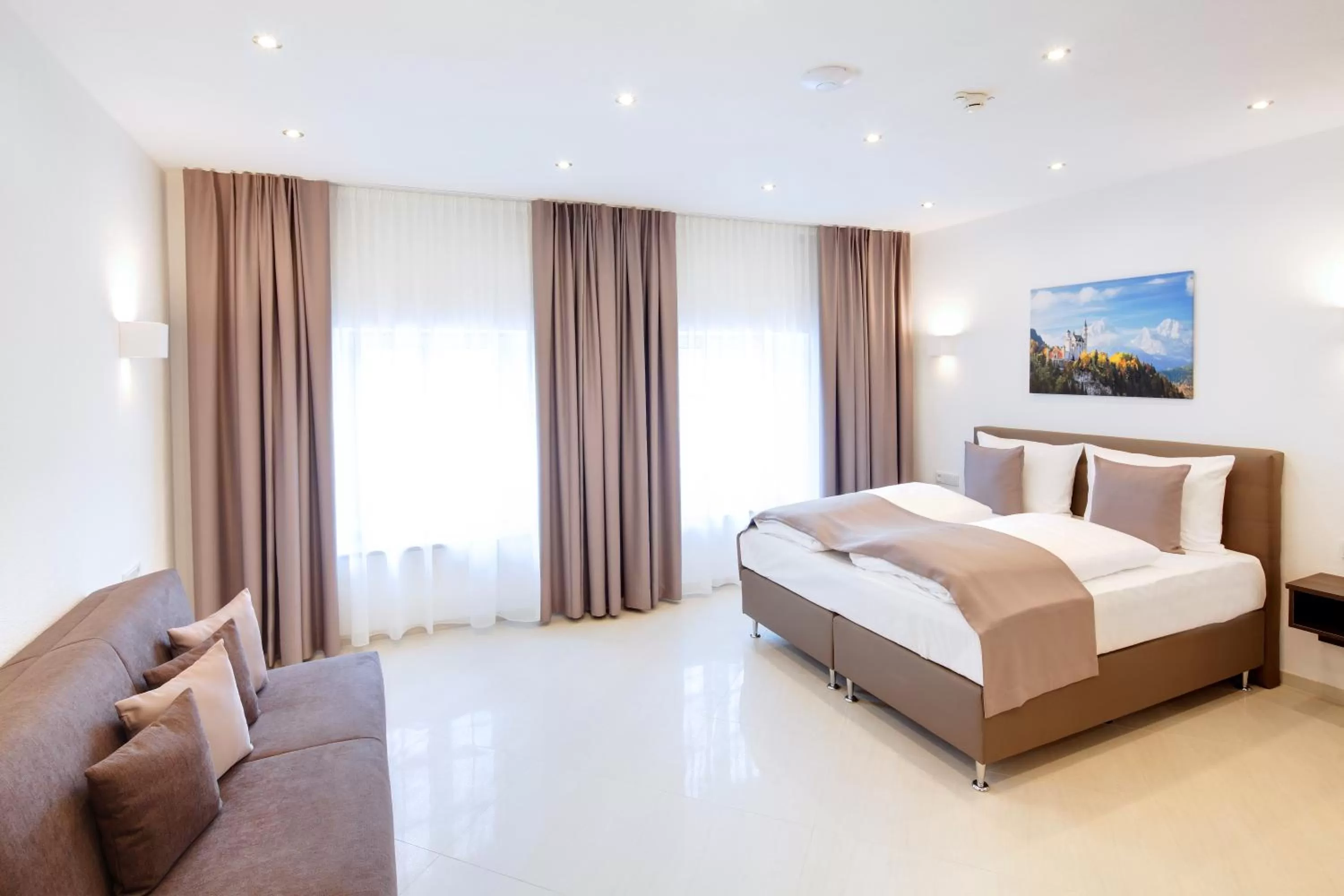 Bed in Hotel Füssen