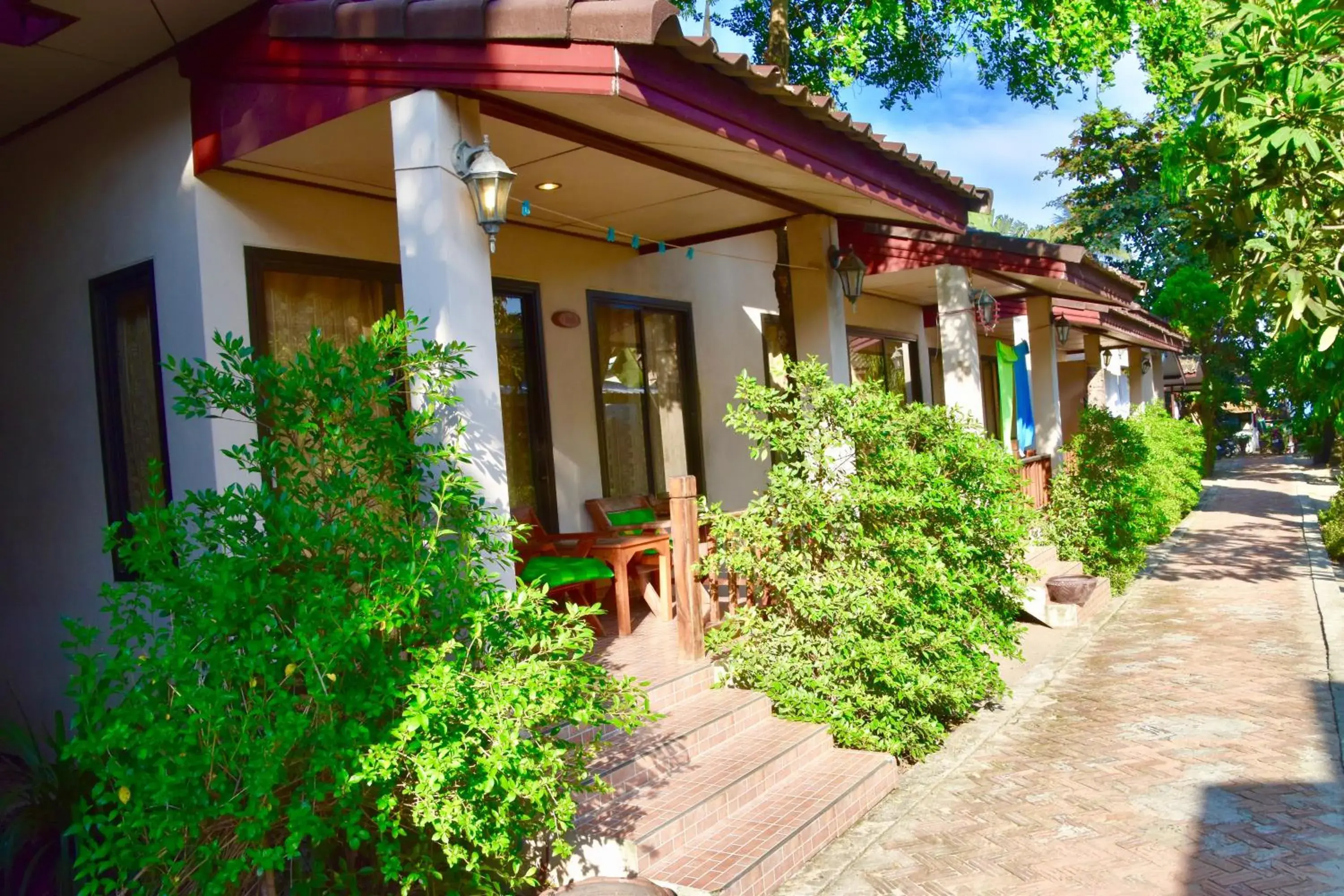 Patio in Magic Resort