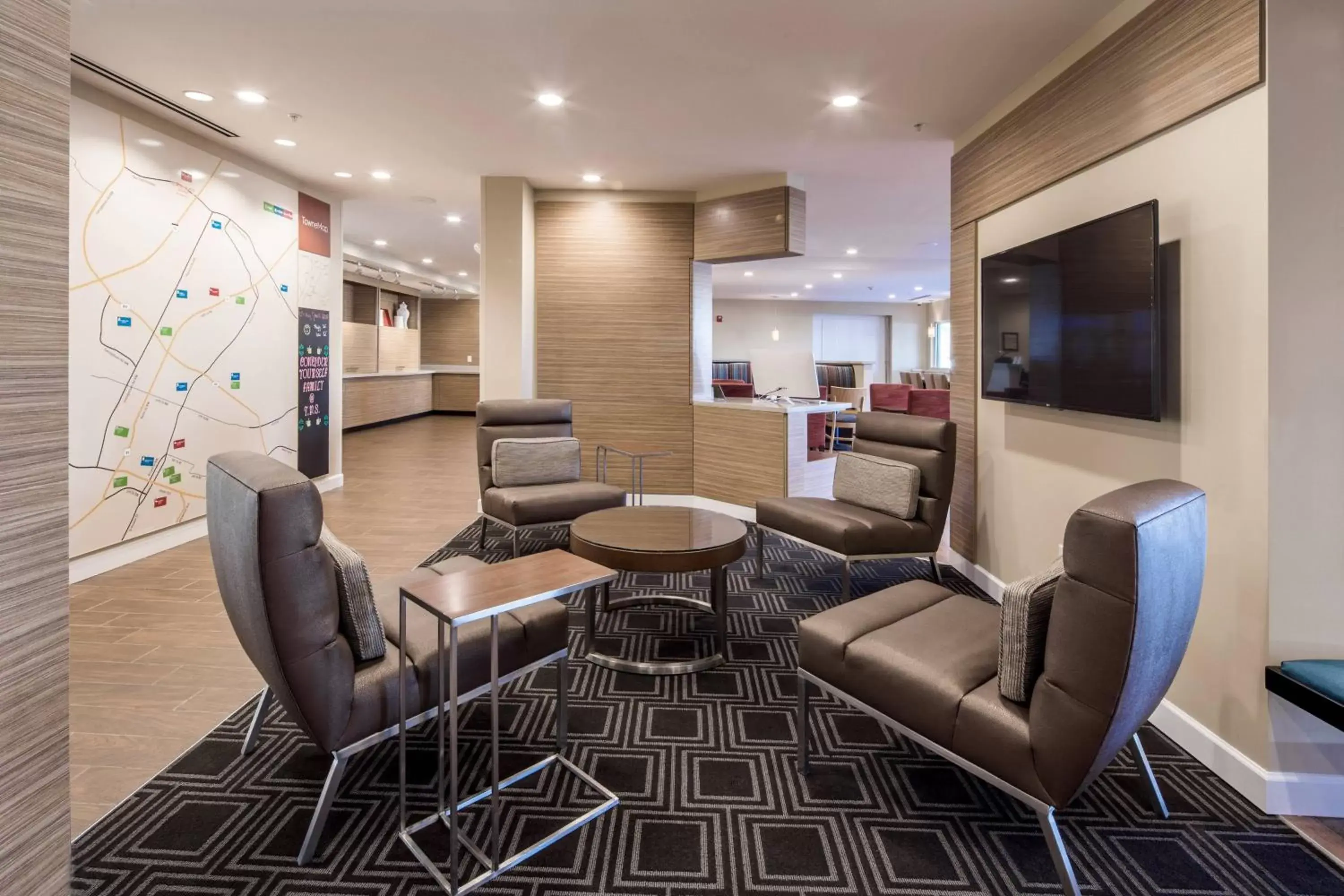 Lobby or reception, Seating Area in TownePlace Suites by Marriott Cleveland