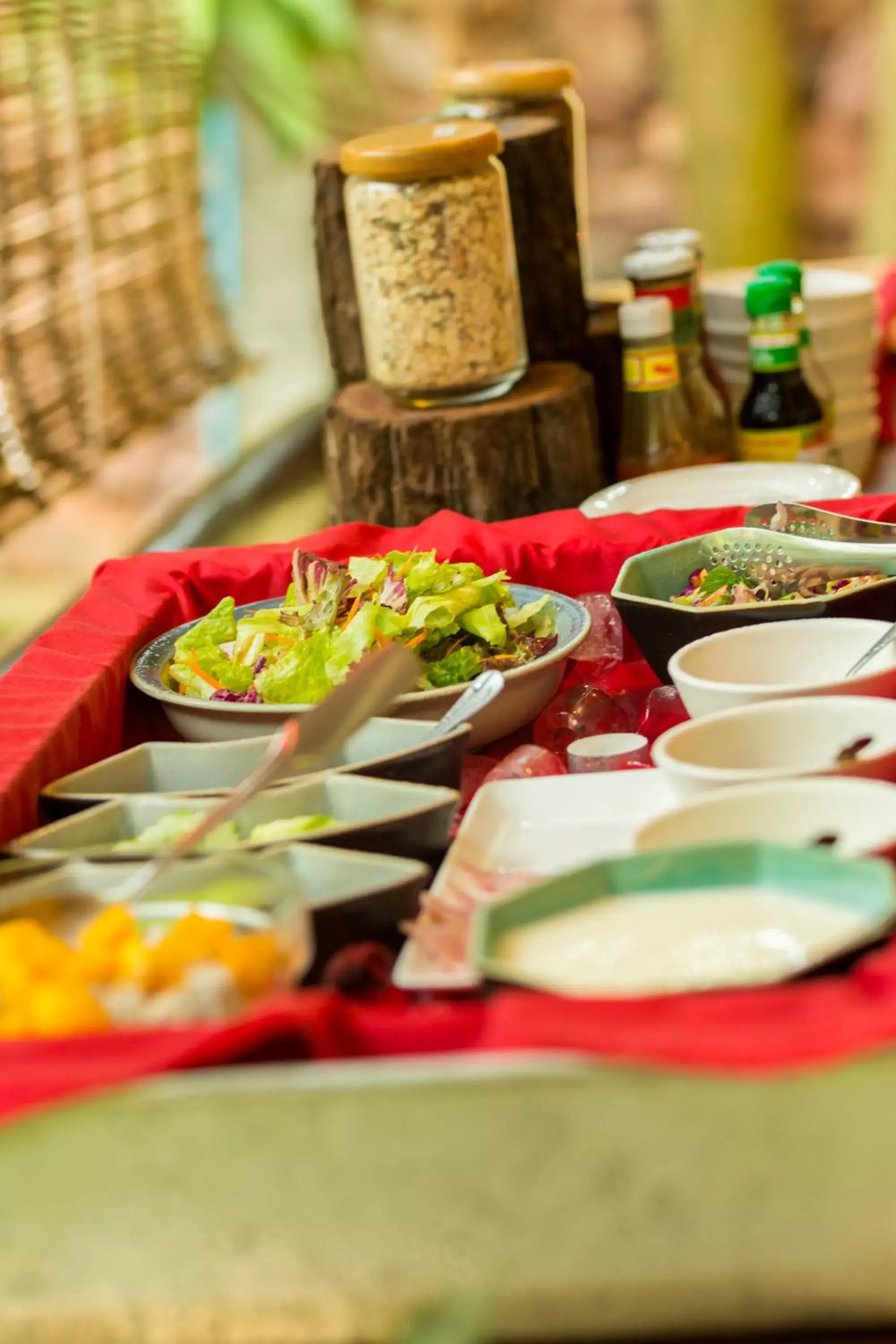 Buffet breakfast in Le Jardin d'Angkor Hotel & Resort