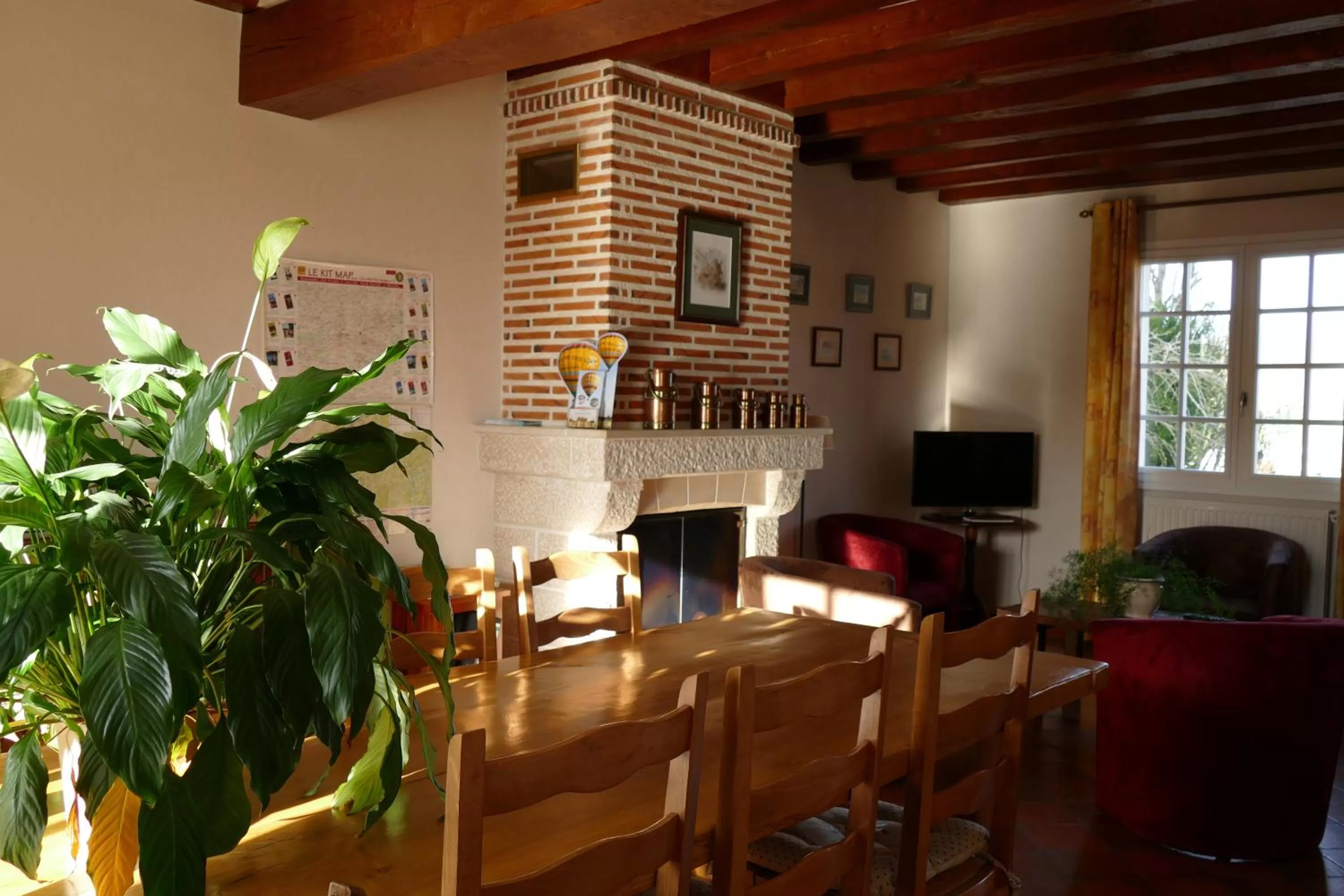 Living room in Le Clos des Perraudières