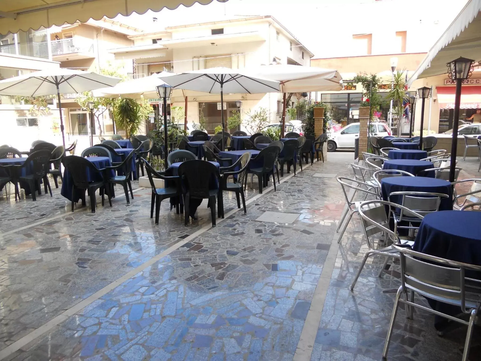 Patio in B&B - Hotel Blurelda