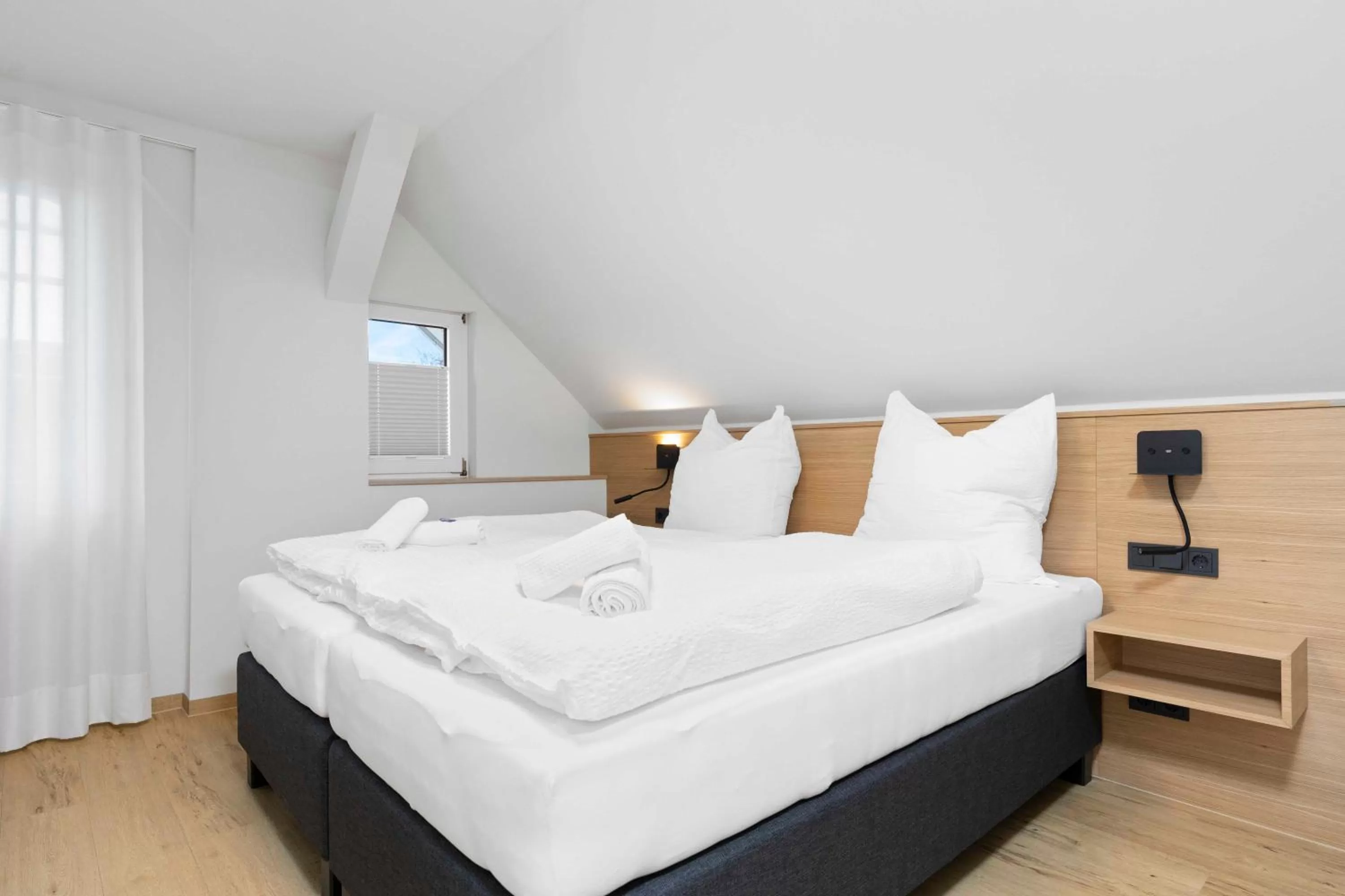 Bed in Hotel Garni Traube