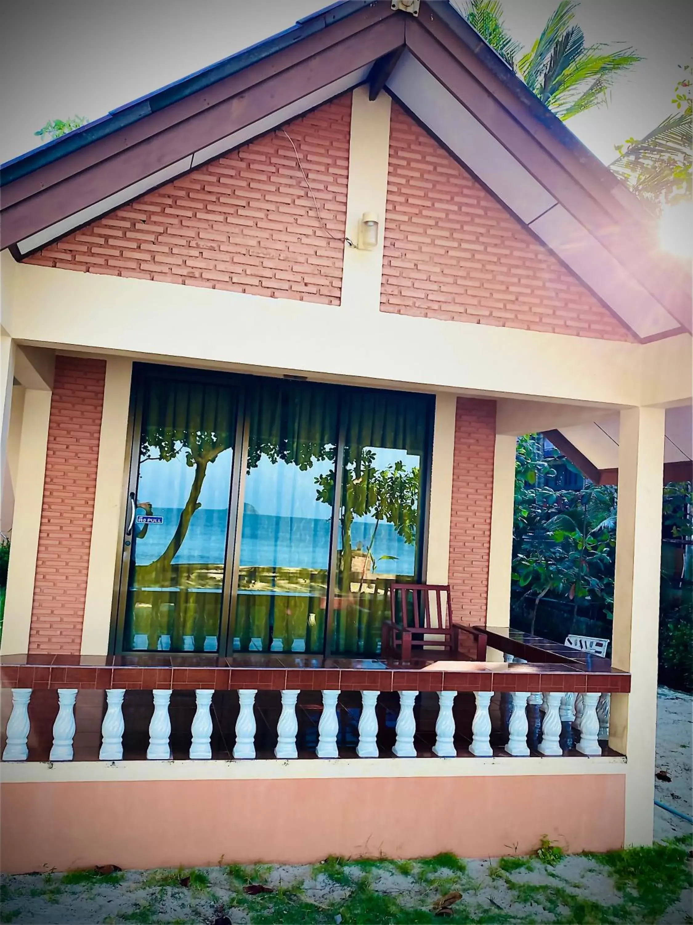 Balcony/Terrace in Kaibae Hut Resort