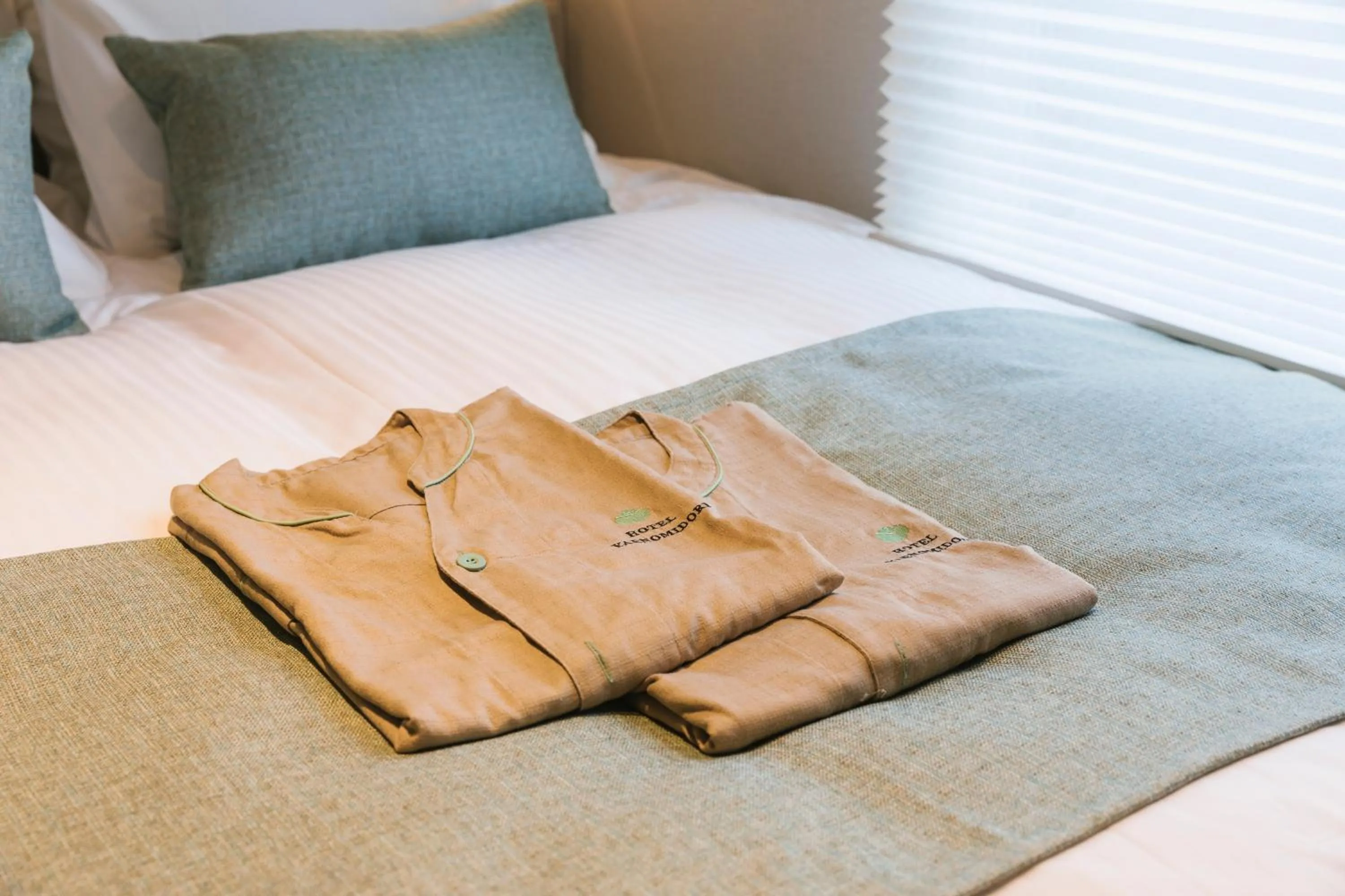 Bed in Hotel Yaenomidori Tokyo