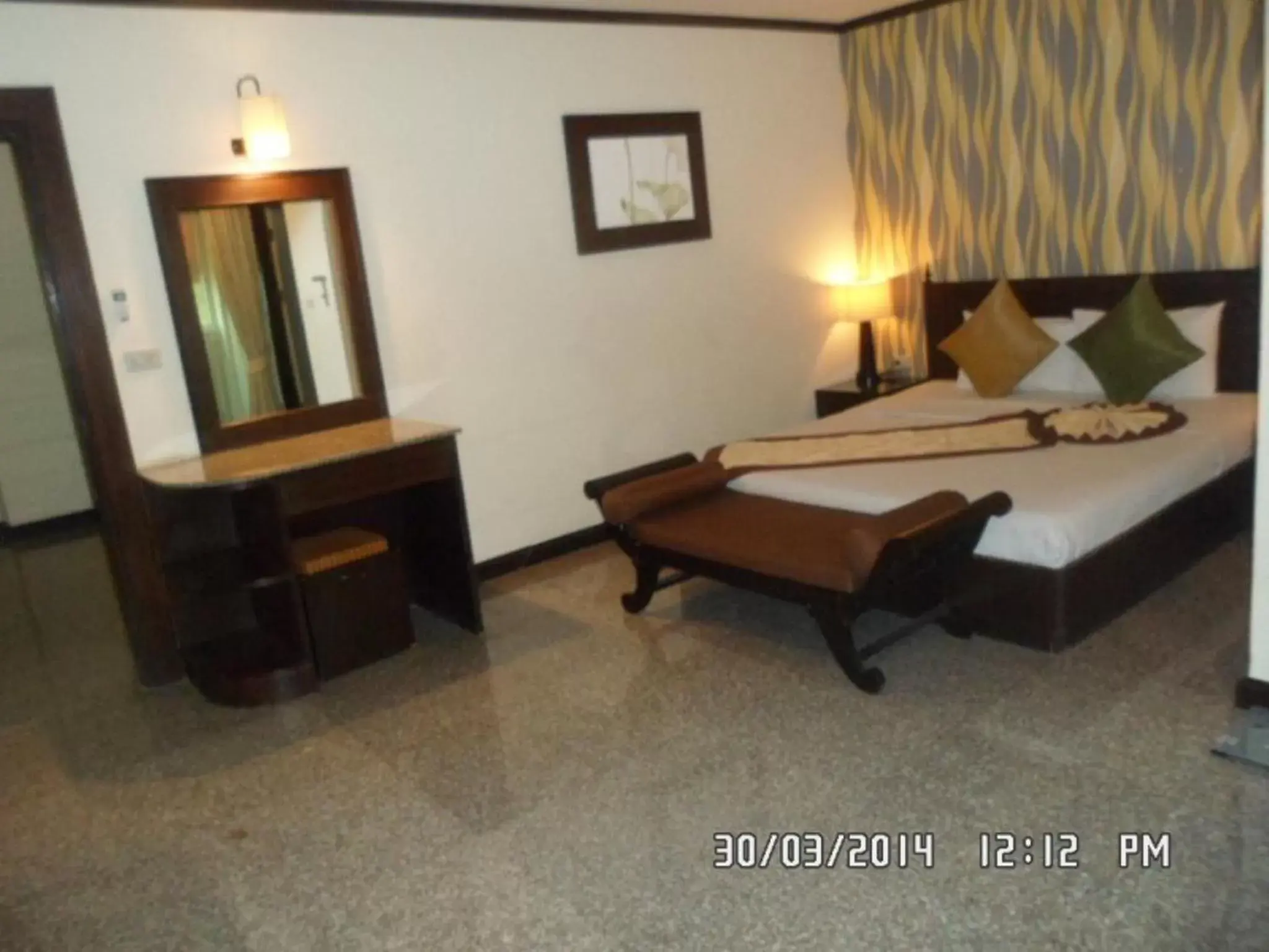 Bed in Royal Peninsula Hotel Chiangmai